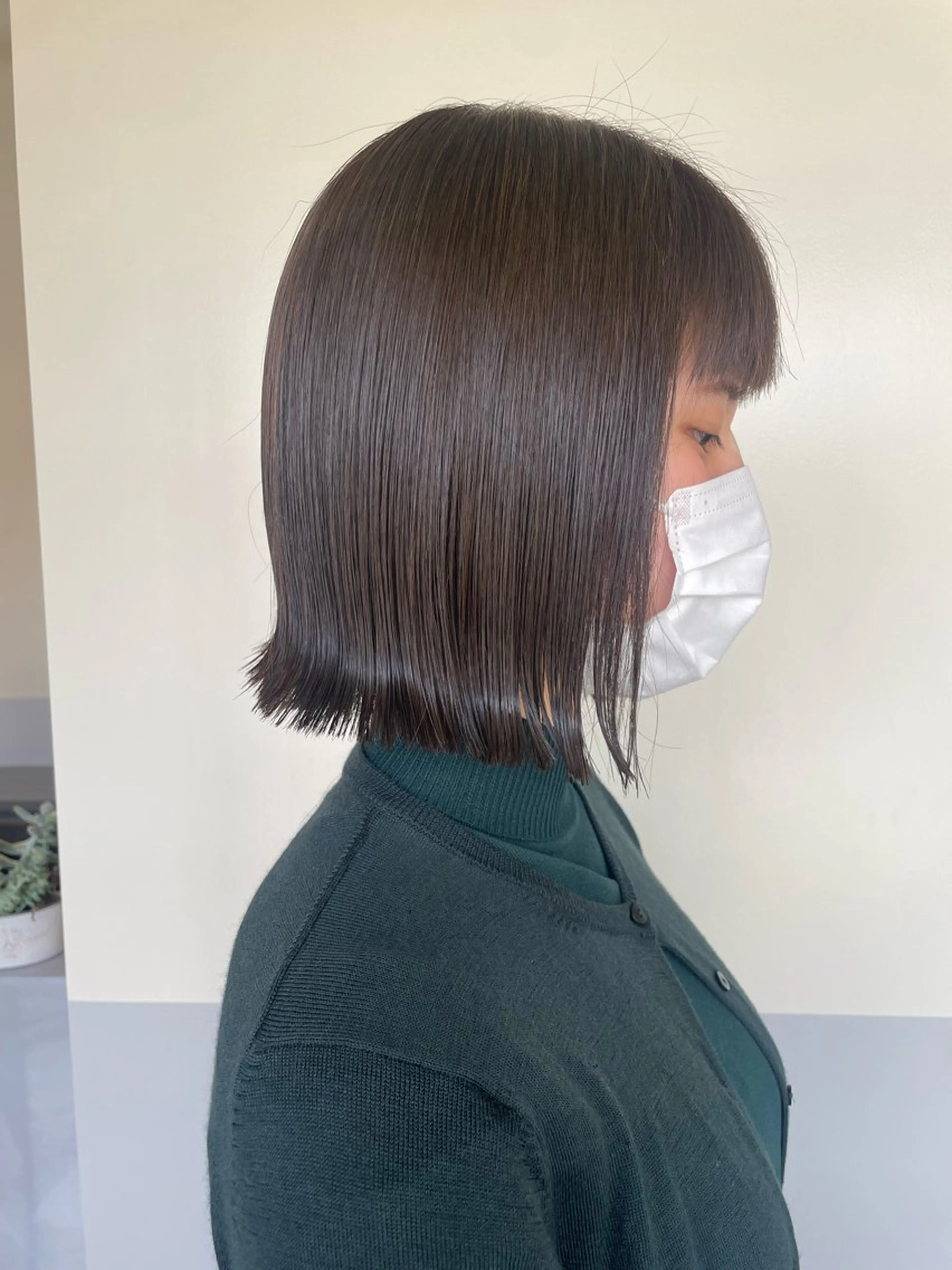カラー アッシュ アッシュグレー アッシュグレージュ 透明感カラー グレージュ 小久保 里紗のヘアスタイル