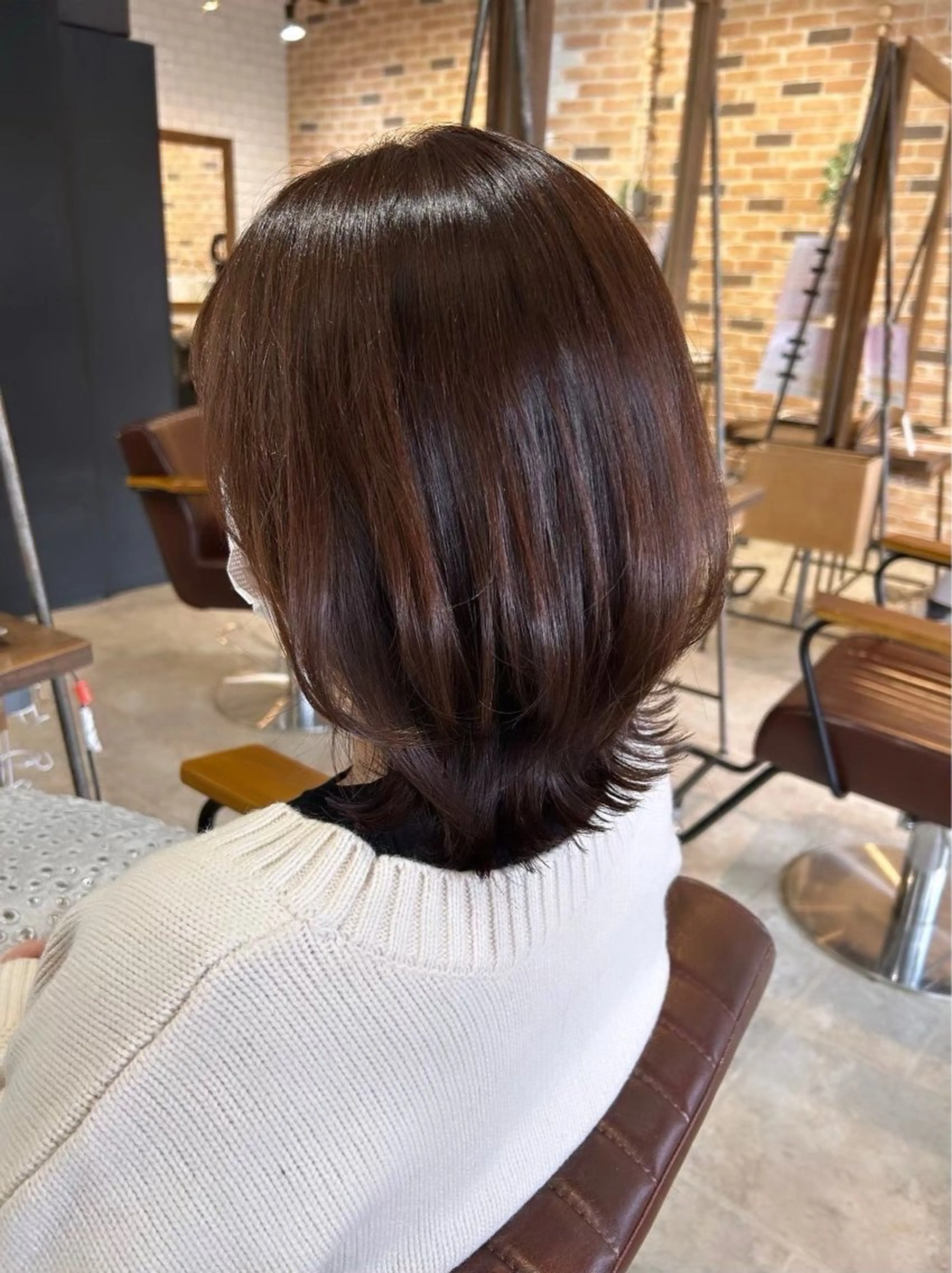 ミディアム ヘアカラー トリートメント 大谷 亜由奈のヘアスタイル