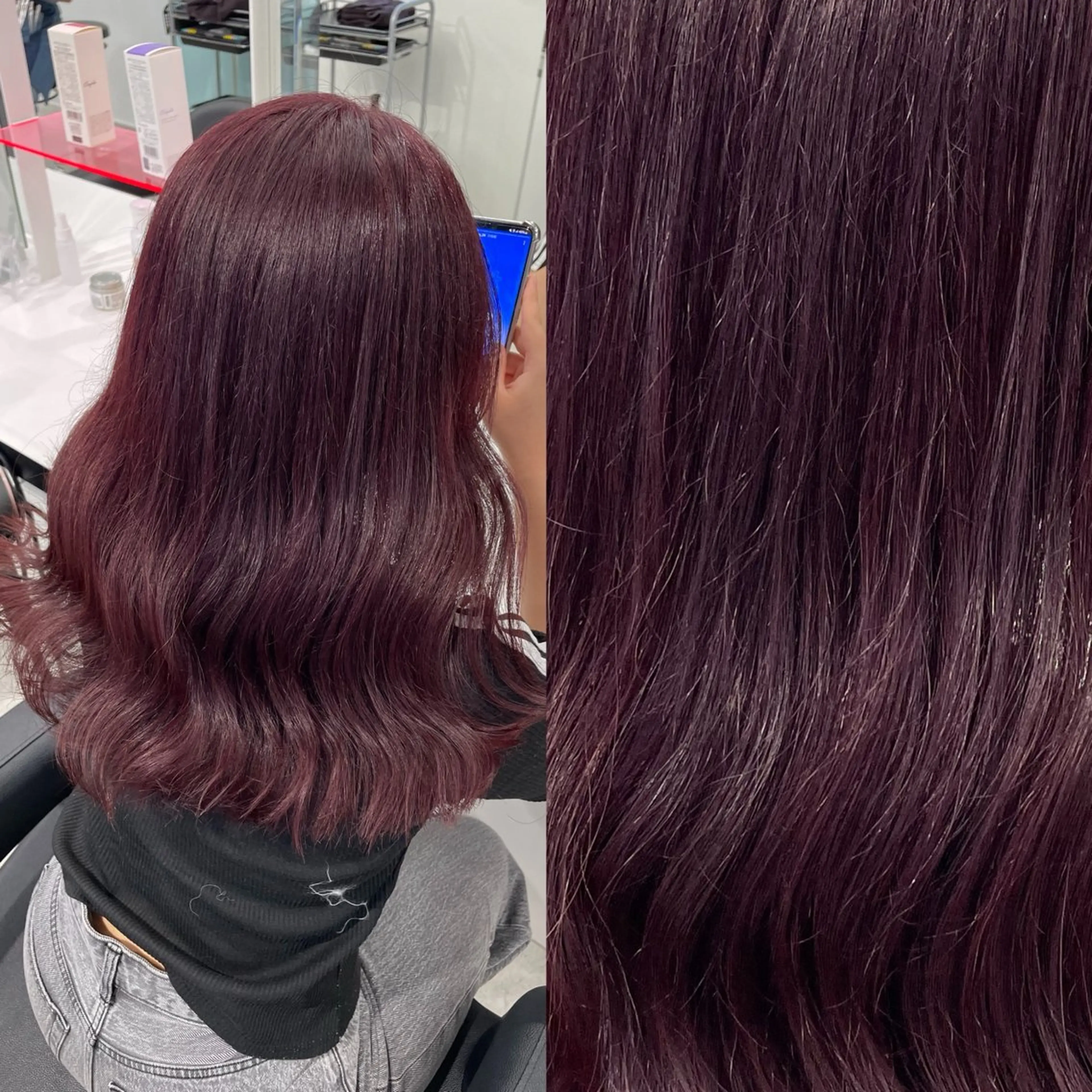 ロング カラー エフェクトブリーチ／ レイヤーカット／翔のヘアスタイル