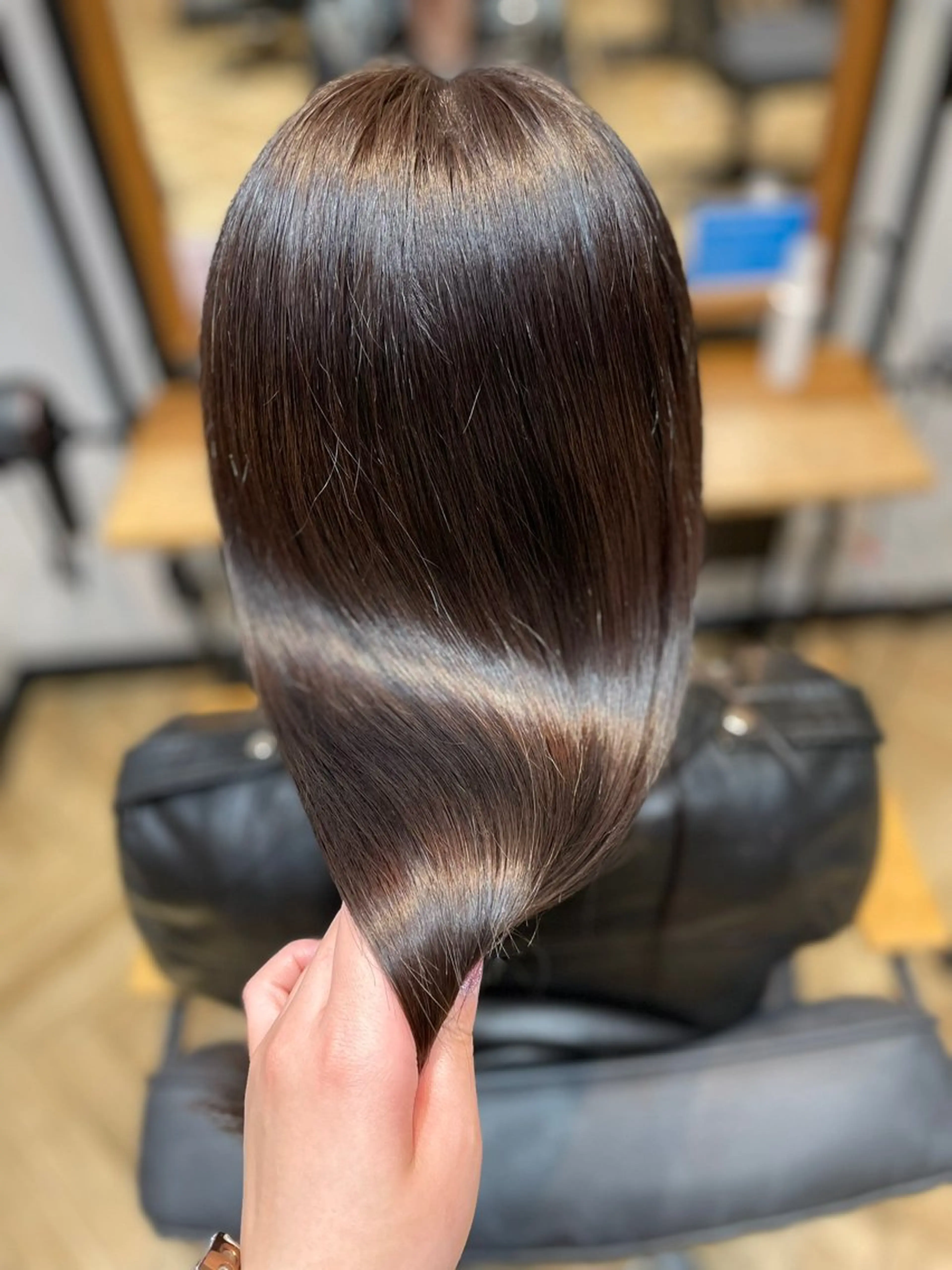 ロング カラー 透明感カラー ヘアカラー トリートメント 望恵🌸 韓国🇰🇷スタイルのヘアスタイル