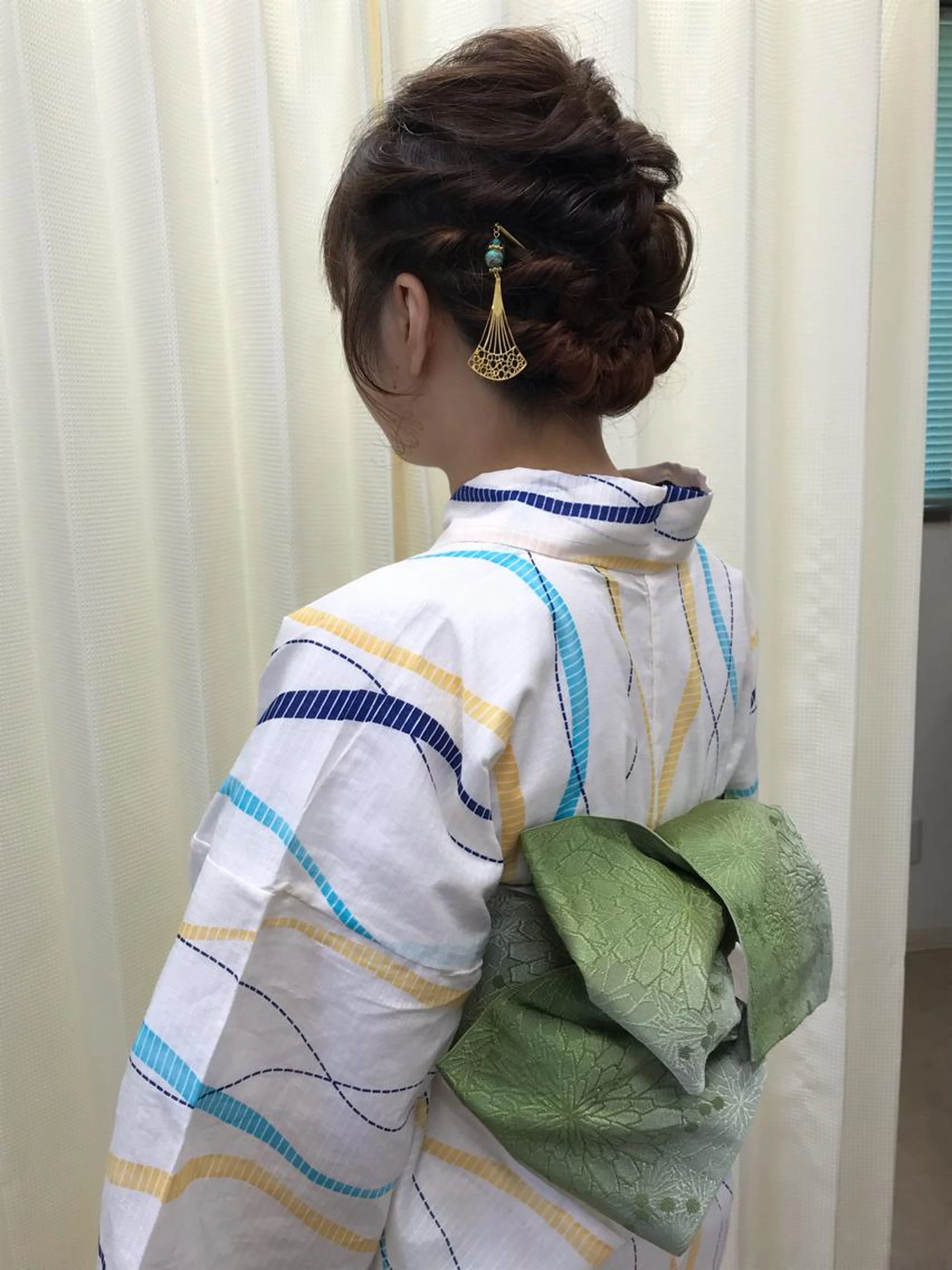 浴衣着付けの写真