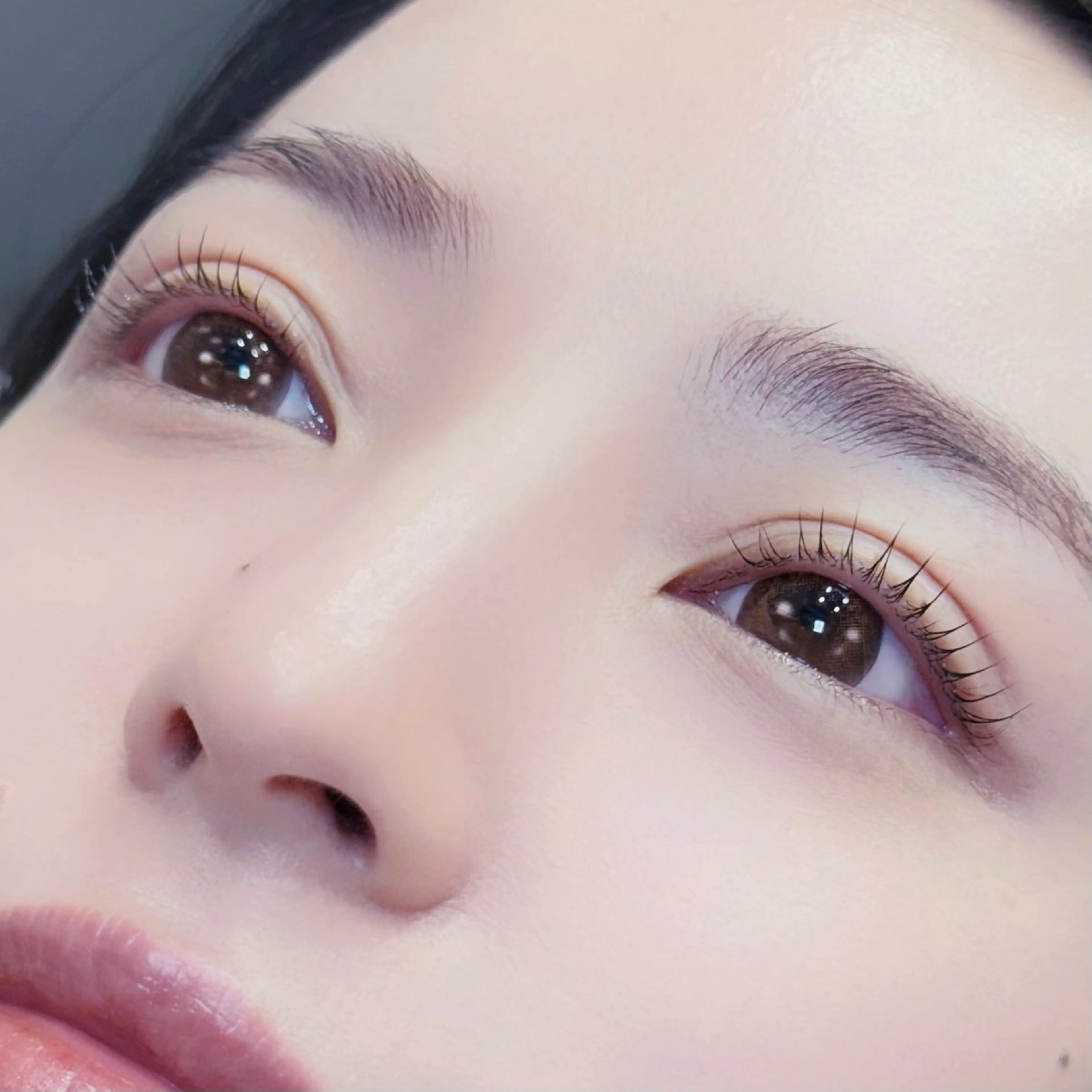 マツエク・マツパ ナチュラル 一重×まつ毛パーマ マツパ SALON VILLAGE所属・cherien 梅津のマツエク・マツパデザイン