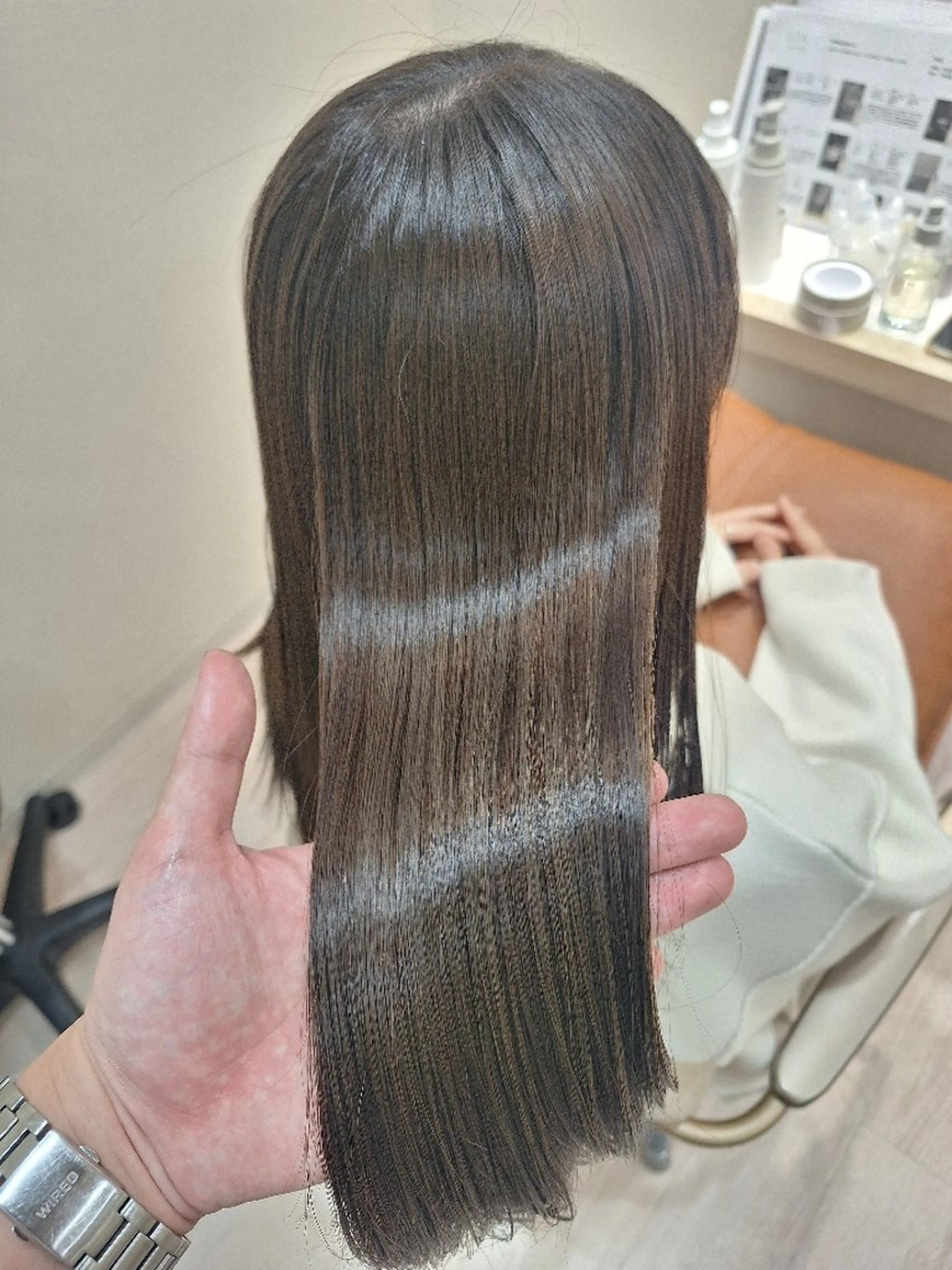 ロング カット ヘアカラー トリートメント 山田 一貴のヘアスタイル