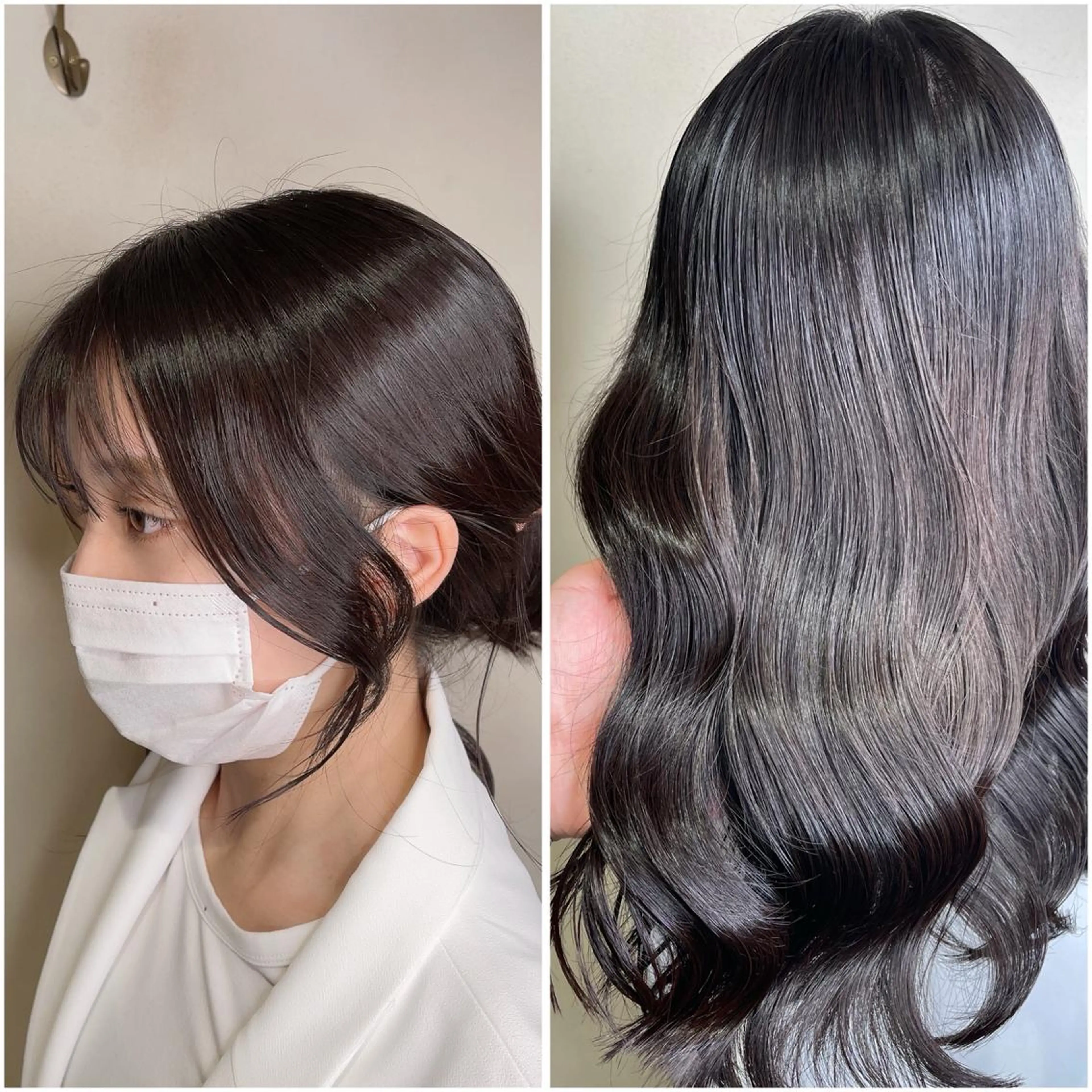 ミディアム カラー カット ヘアカラー トリートメント 泉 堅也のヘアスタイル