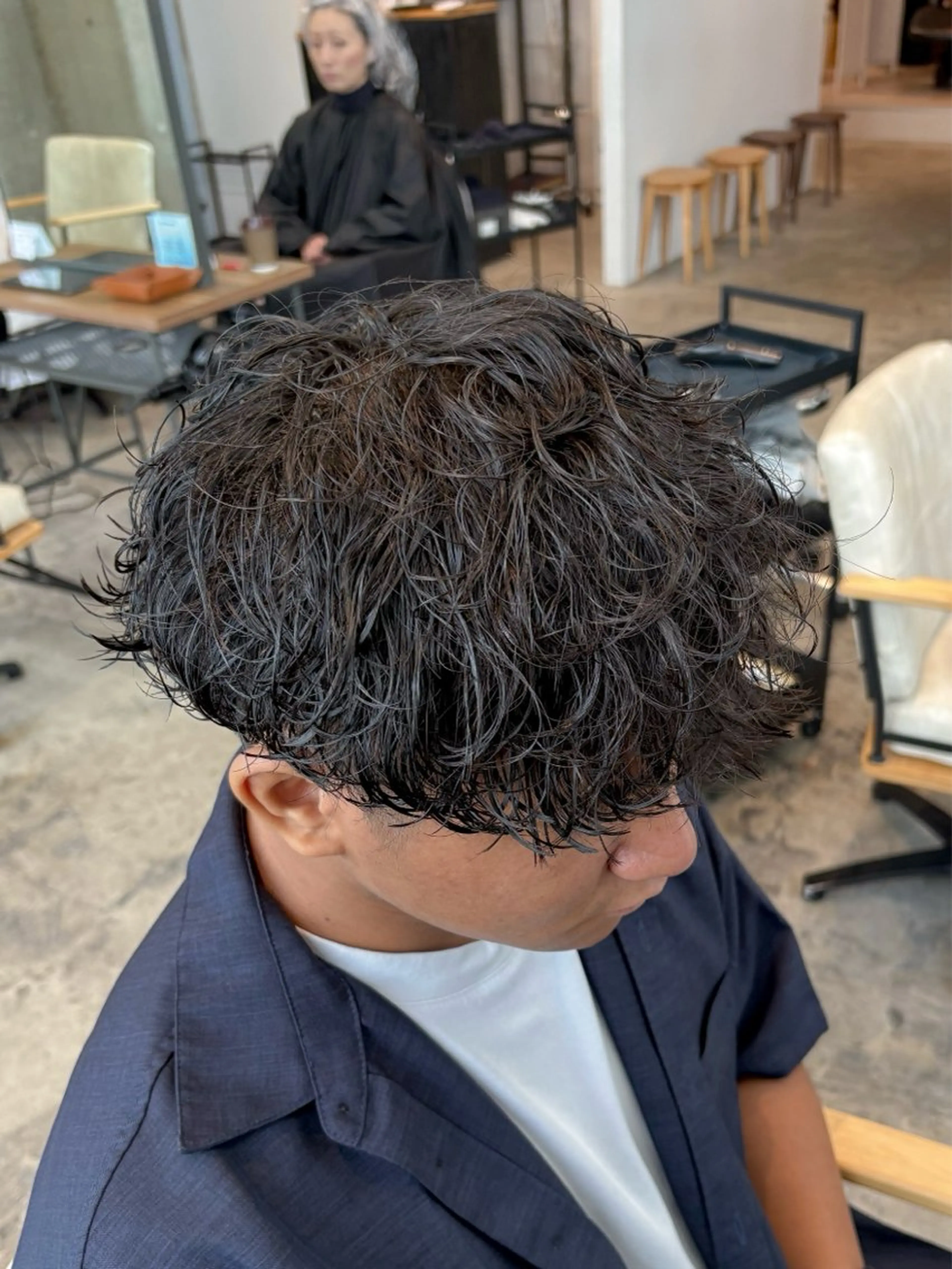 ショート カラー パーマ メンズ カット パーマ 🎧【パーマ師】 SOUMA🎧のヘアスタイル