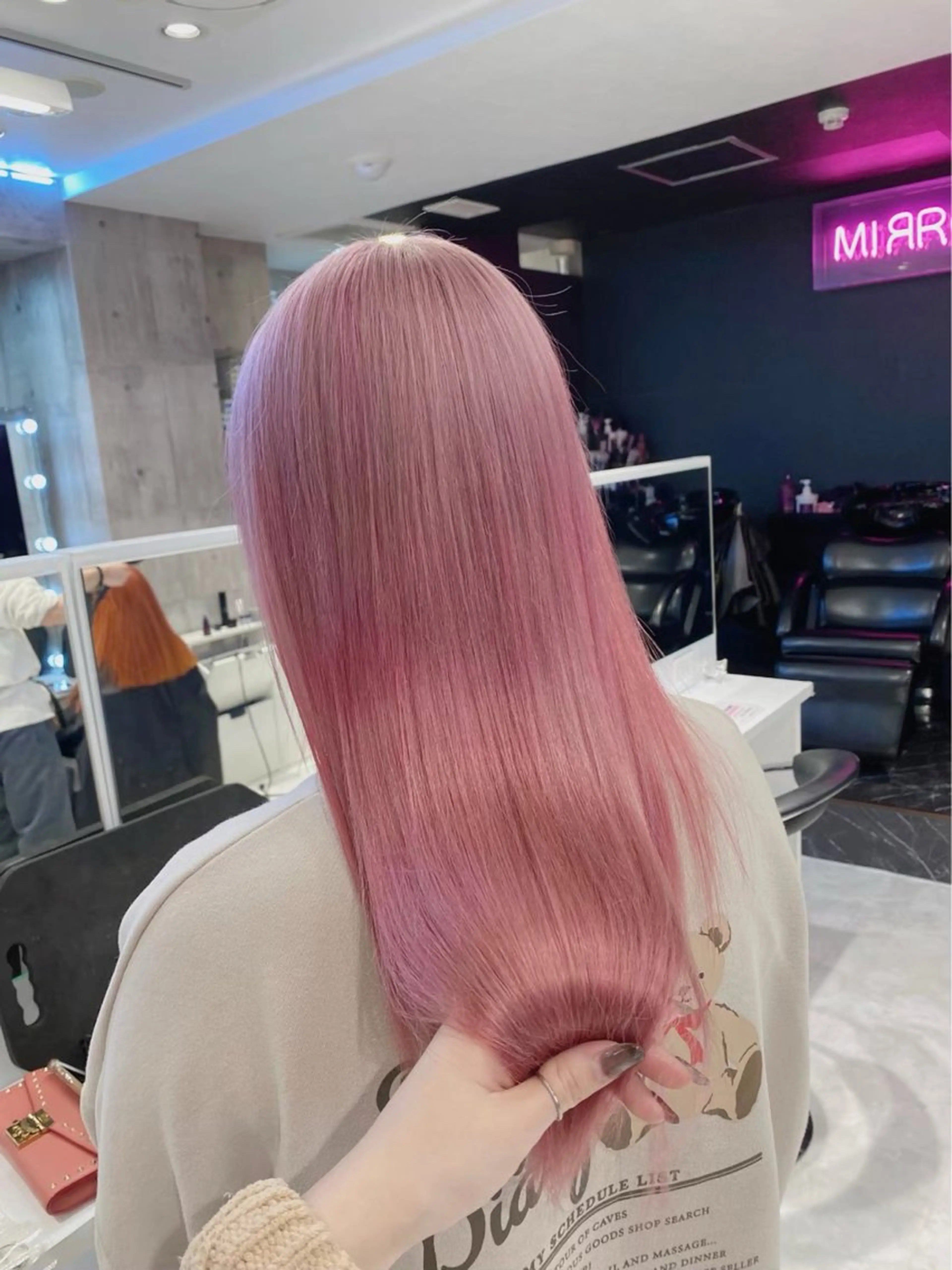 ミディアム カラー カット ヘアカラー トリートメント 💕ブリーチ/ヘアメ 🎀YUUKAのヘアスタイル