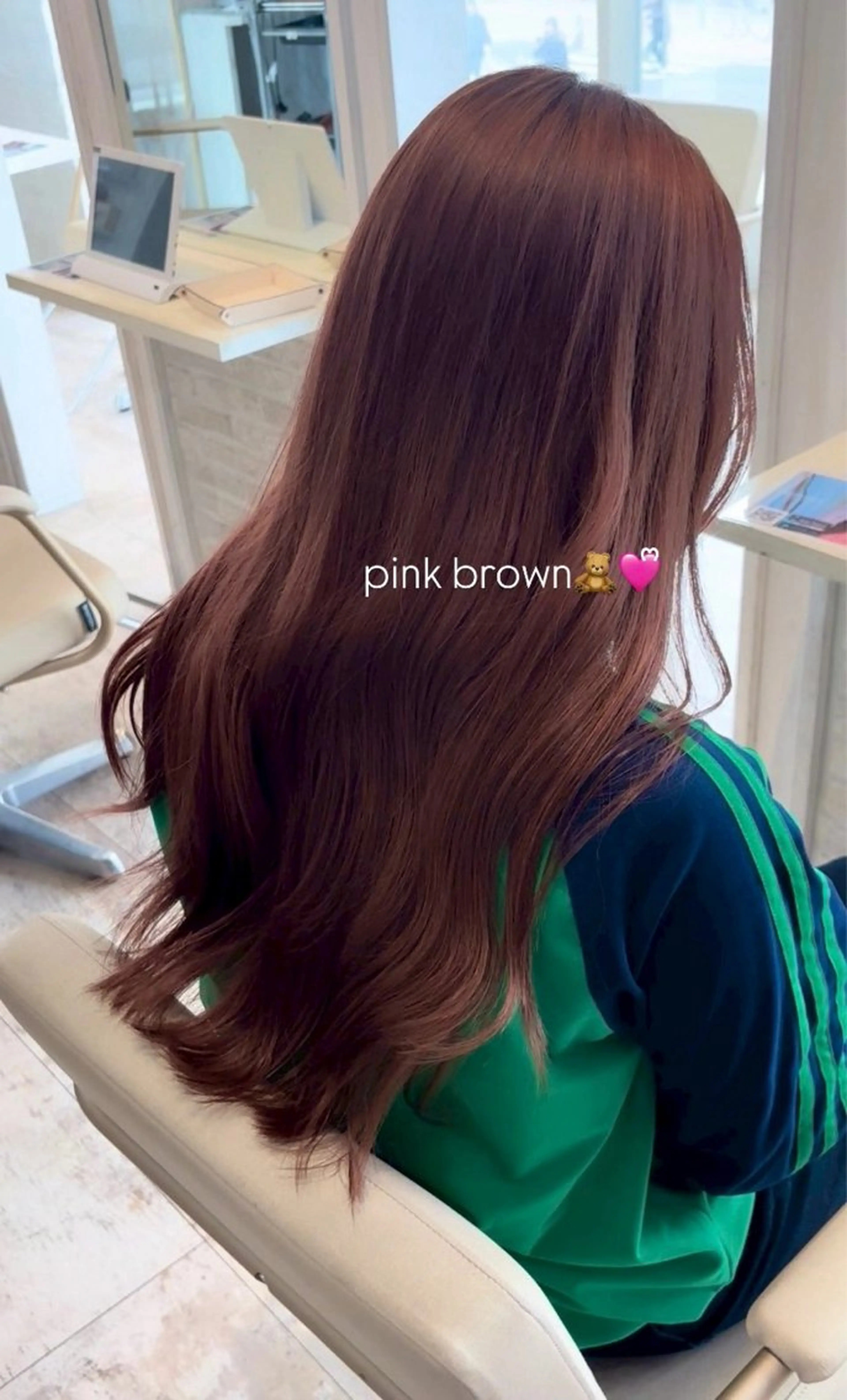 カラー ブラウンカラー ピンクカラー ヘアカラー 📍JR奈良/ ブリーチ/佐藤有哉のヘアスタイル