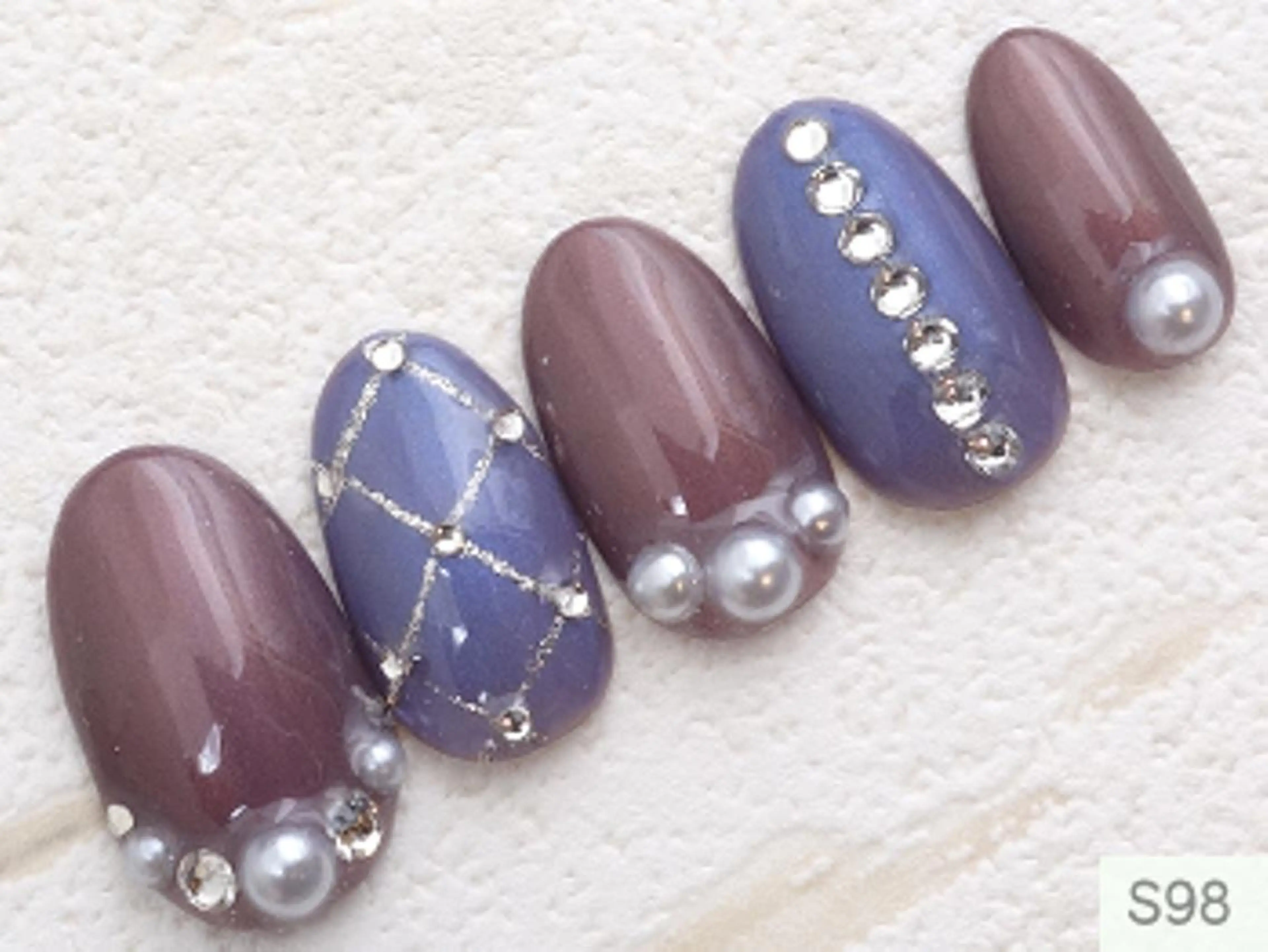 ネイル アートネイル ジェルネイル マグネットネイル ネイル nanのネイルデザイン