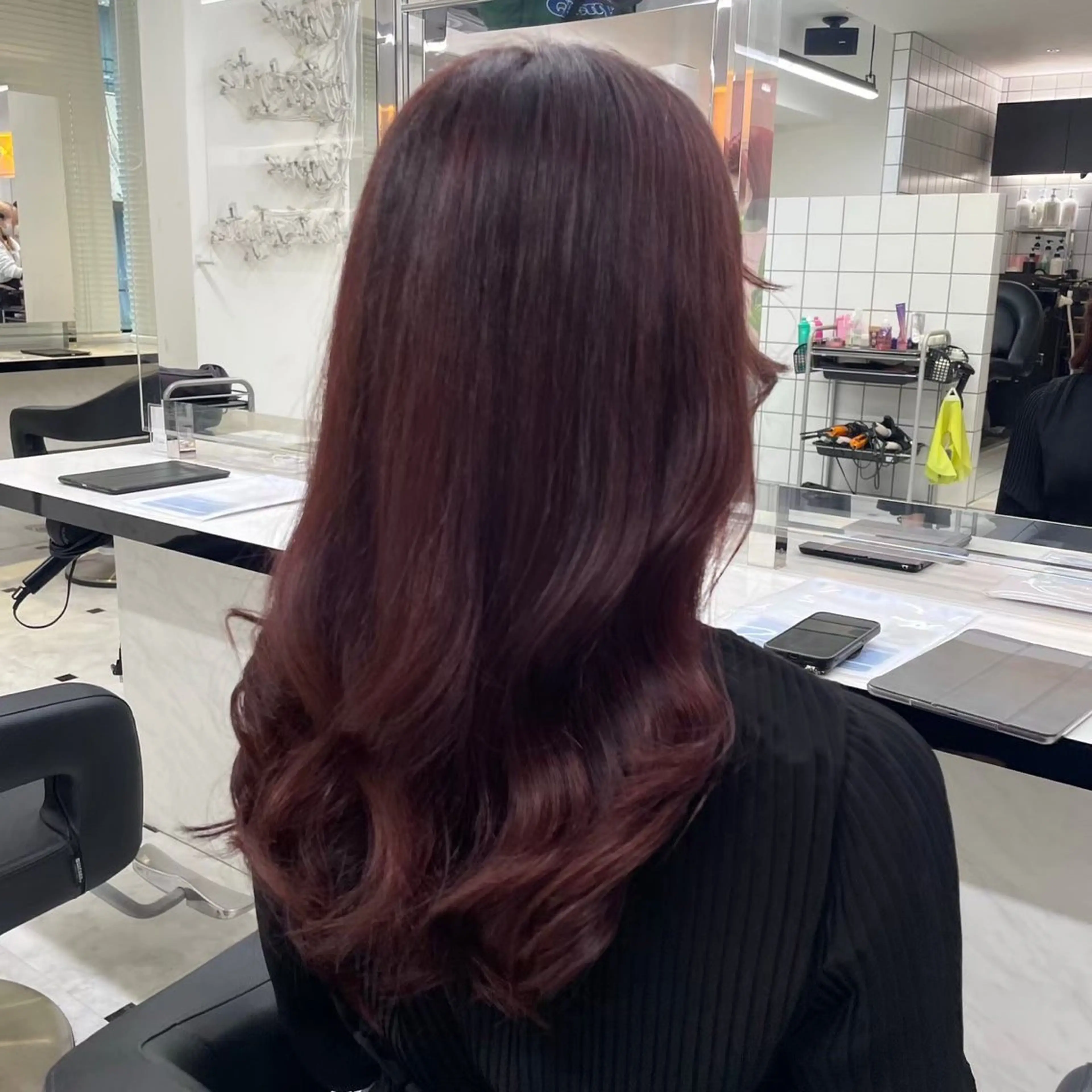 ロング カラー ヘアカラー トリートメント ヘッドスパ ヘアセット 💖SAE💖 銀座美容師のヘアスタイル