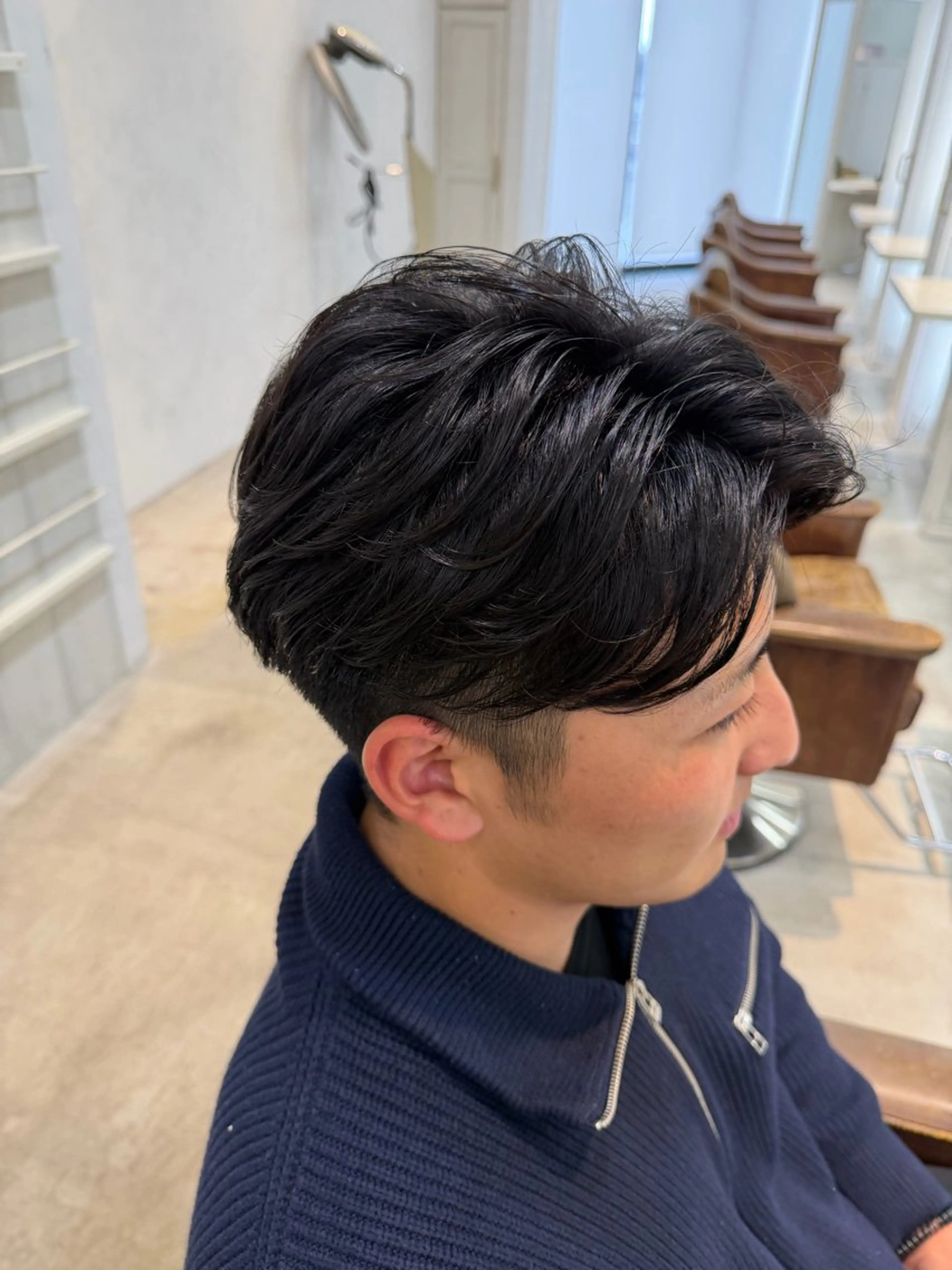 メンズ フェザーパーマ メンズパーマ STROKE八街所属・後藤 颯希のヘアスタイル