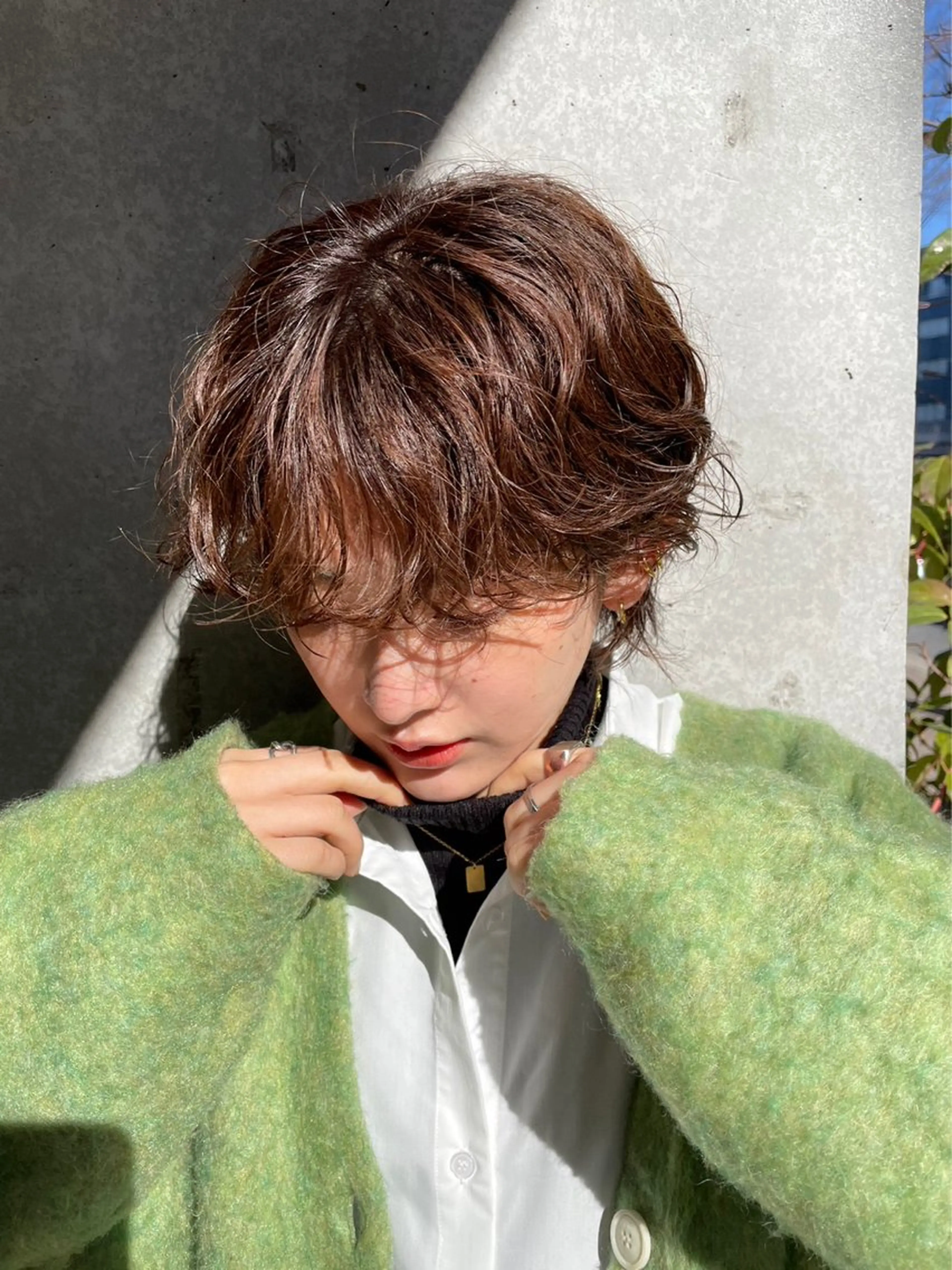 【 海外風のオシャレ女性になれちゃうぷるぷるパーマ🫧🌈🌀 】 パーマ＋1stepトリートメントの写真