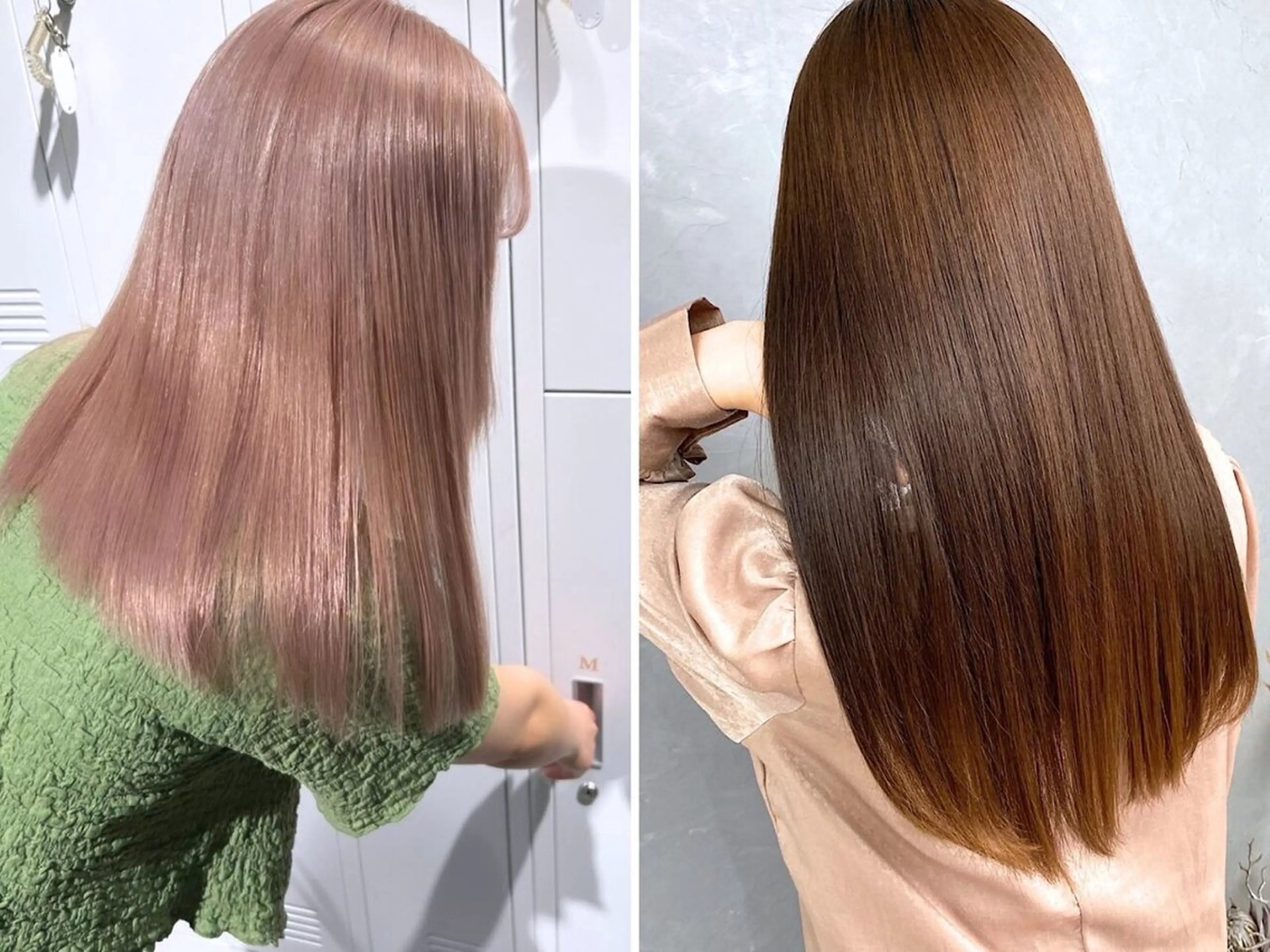 ロング カラー 髪質改善 esu心斎橋所属・esu☀️勇美☀️ 髪質改善ストレートのヘアスタイル