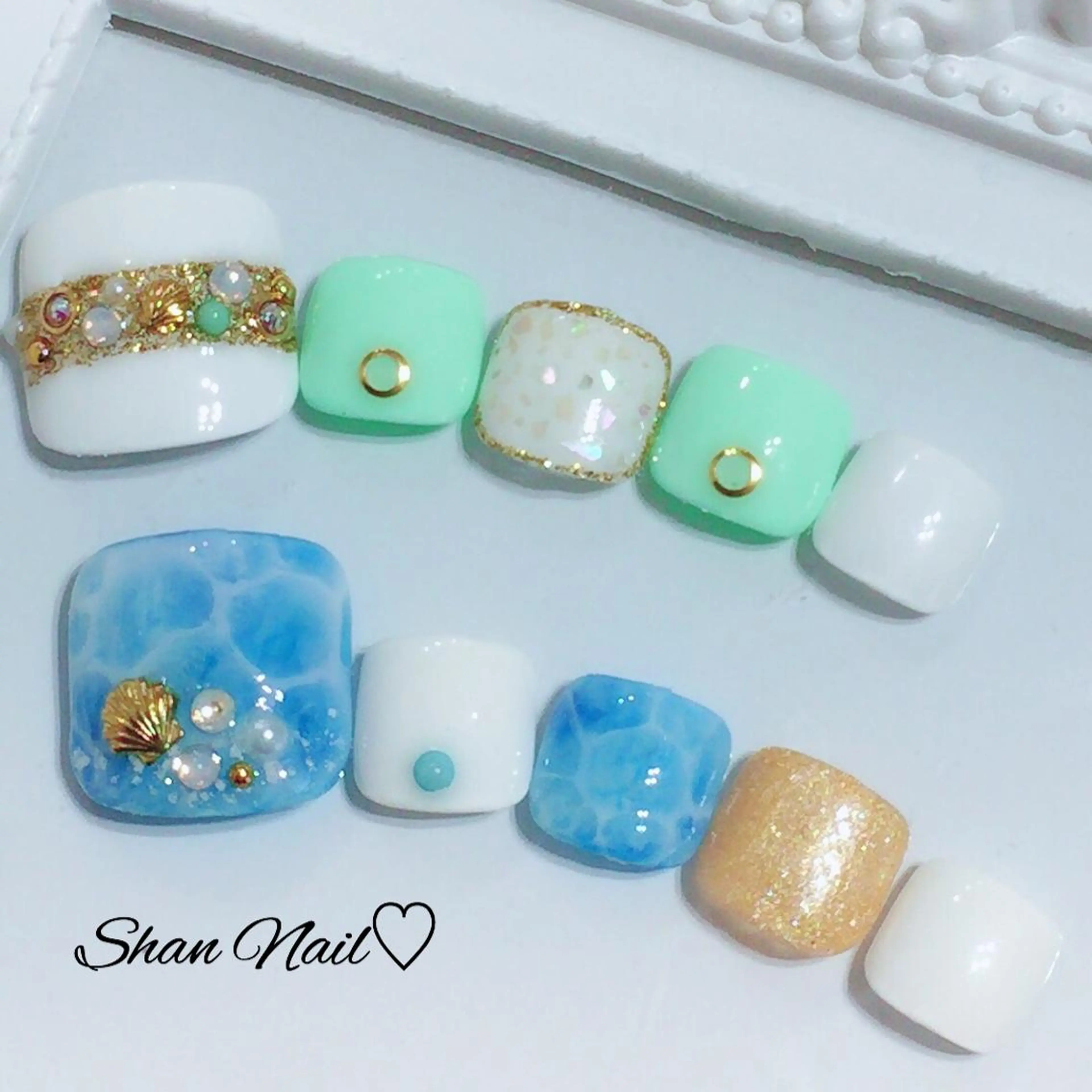 ネイル フットネイル Shan Nailのネイルデザイン