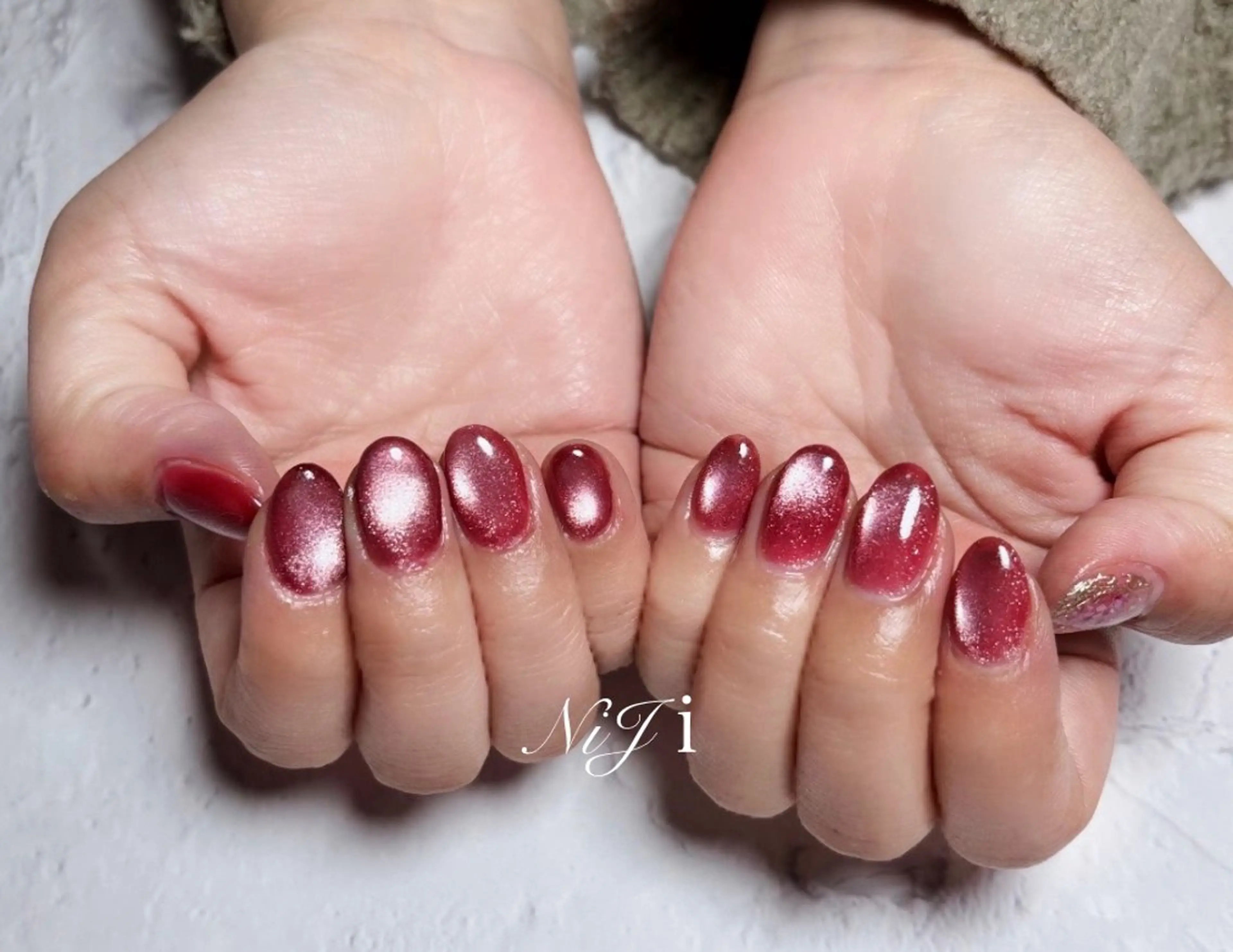 ネイル マグネットネイル nailsalon N iＪｉのネイルデザイン