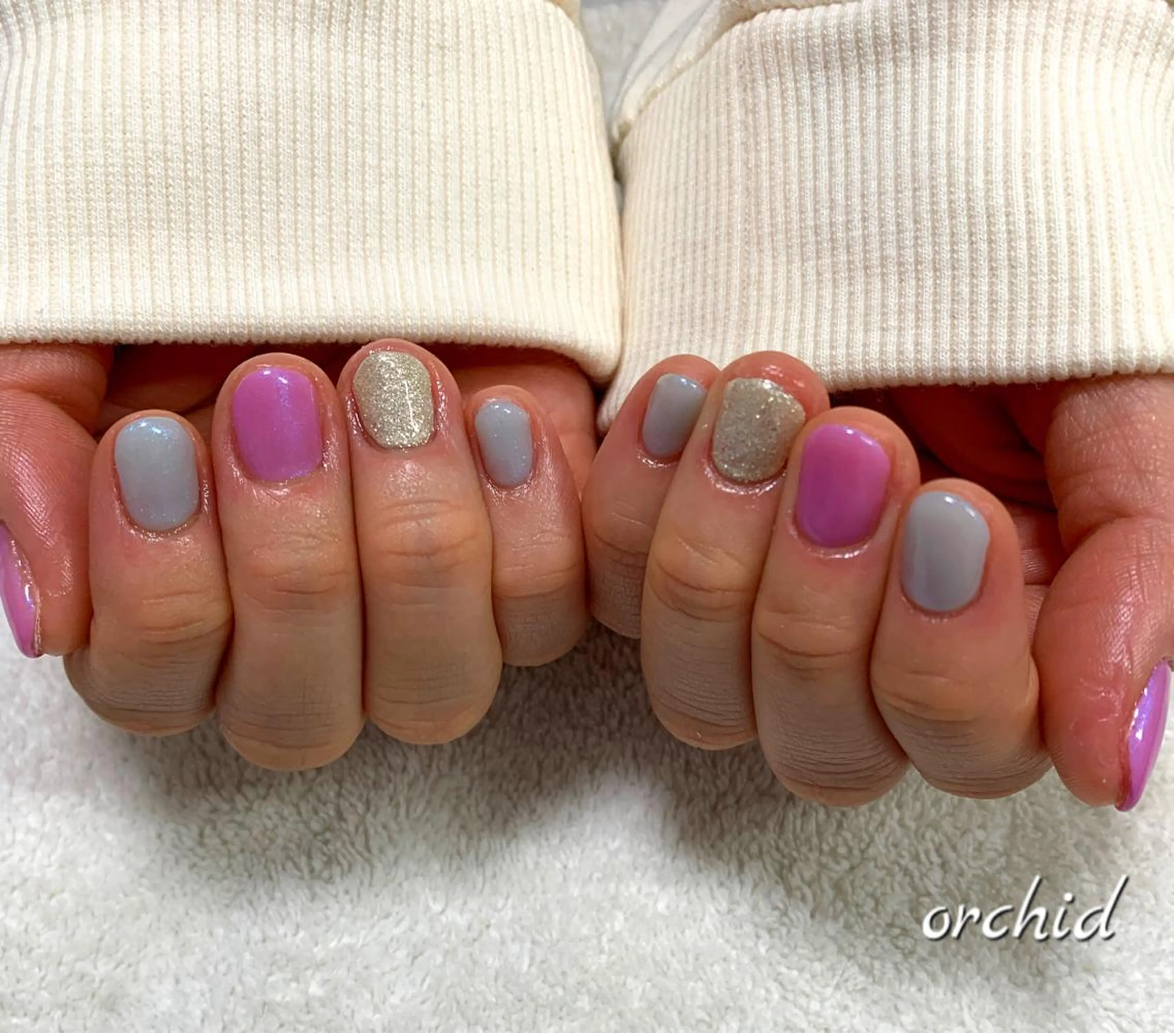 ネイル orchid ♡オーキッドのネイルデザイン