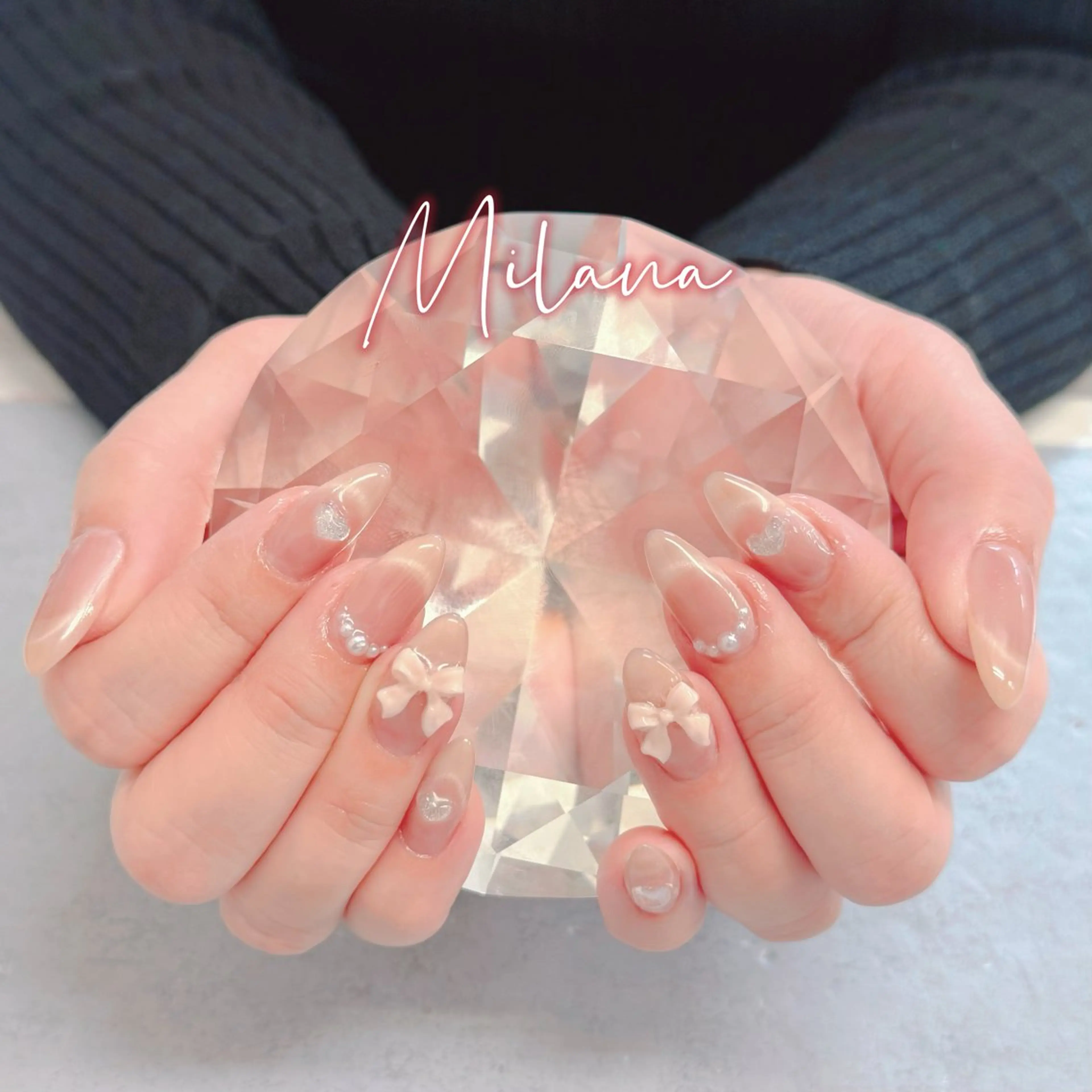 ネイル ワンカラーネイル シンプルネイル ハンドネイル Milana 山元のネイルデザイン