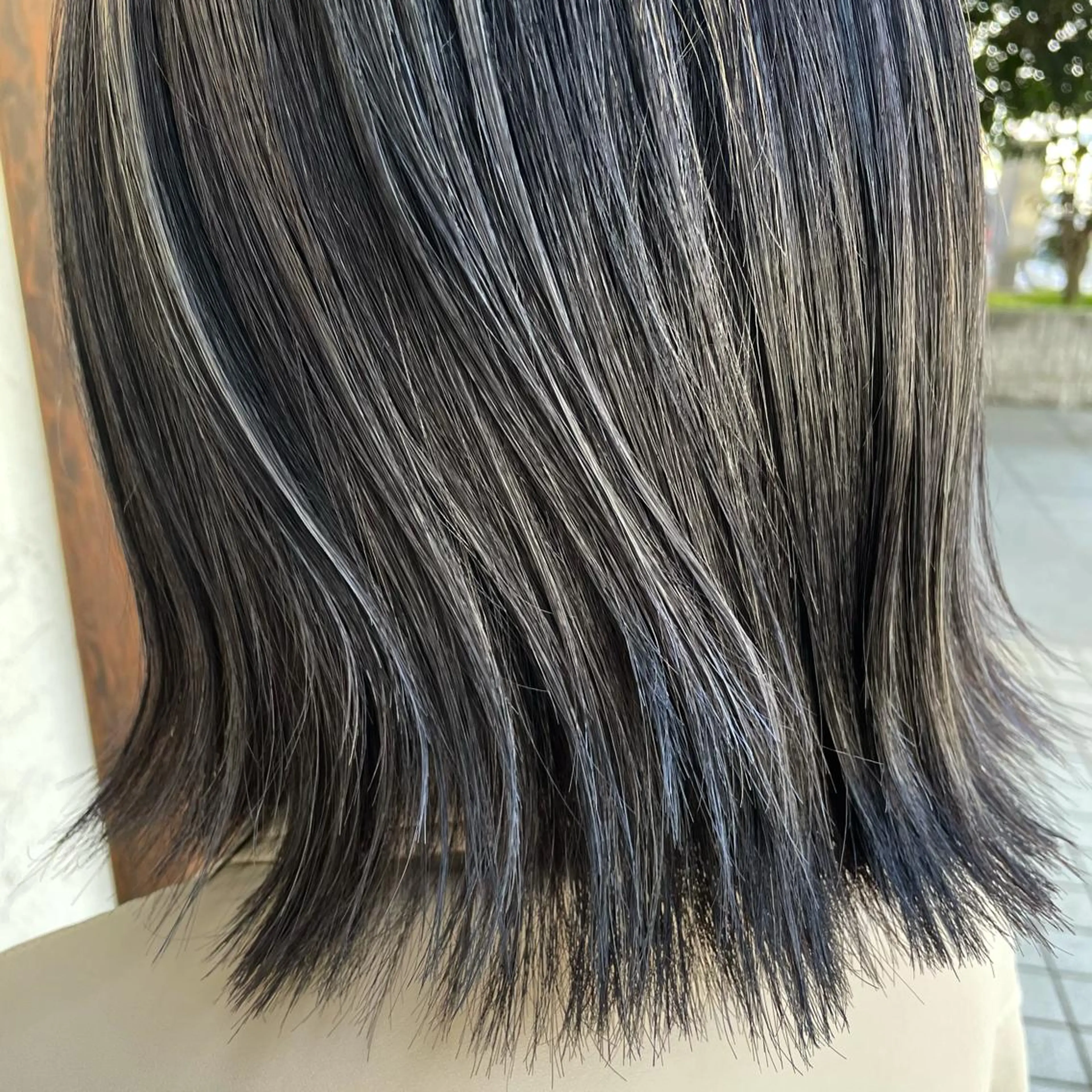 ミディアム カット エクステ しもかわ かほのヘアスタイル