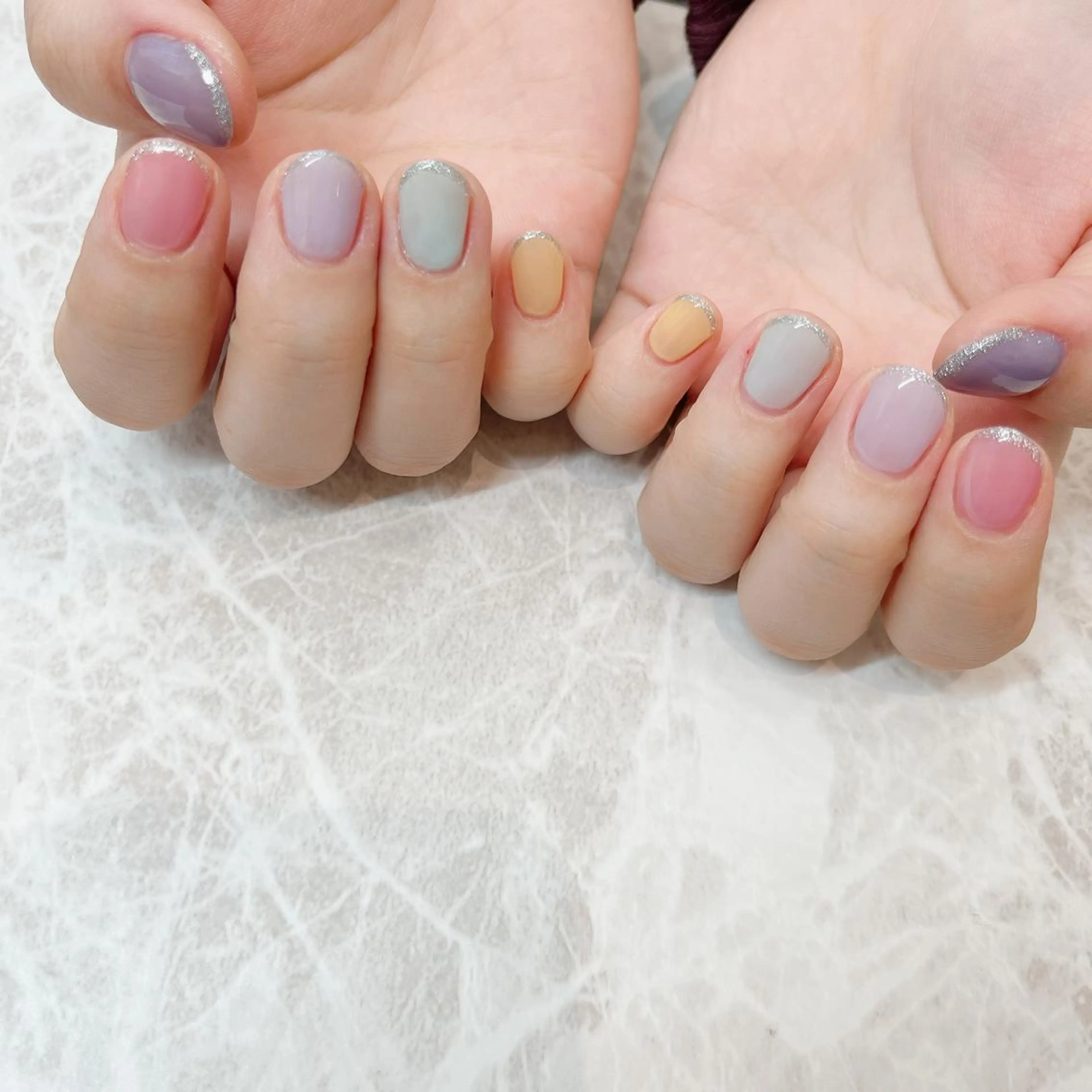 ネイル パステルネイル ハンドネイル 関谷 真登佳のネイルデザイン