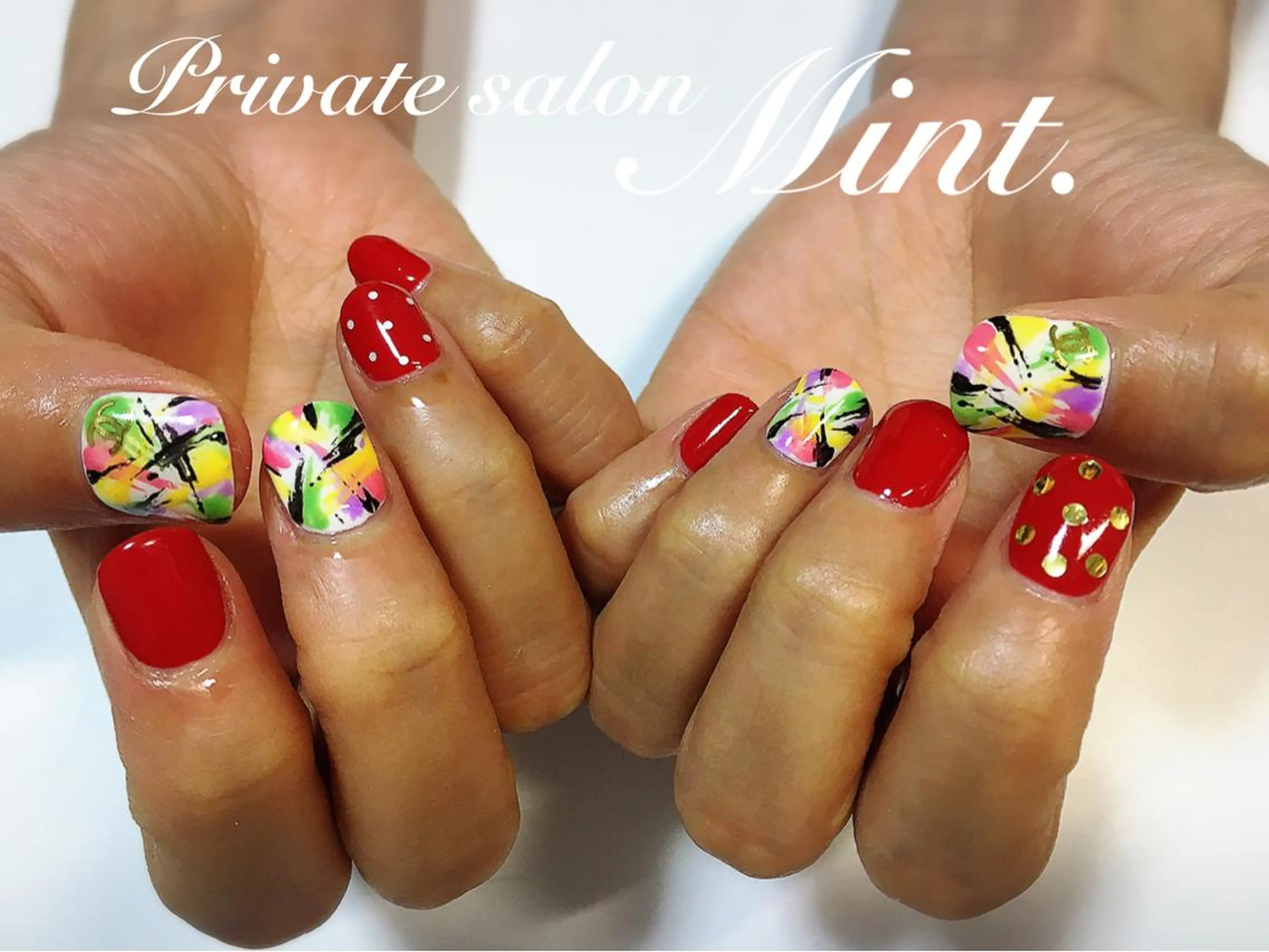 ショート ネイル ジェルネイル ハンドネイル Mint. nailのネイルデザイン