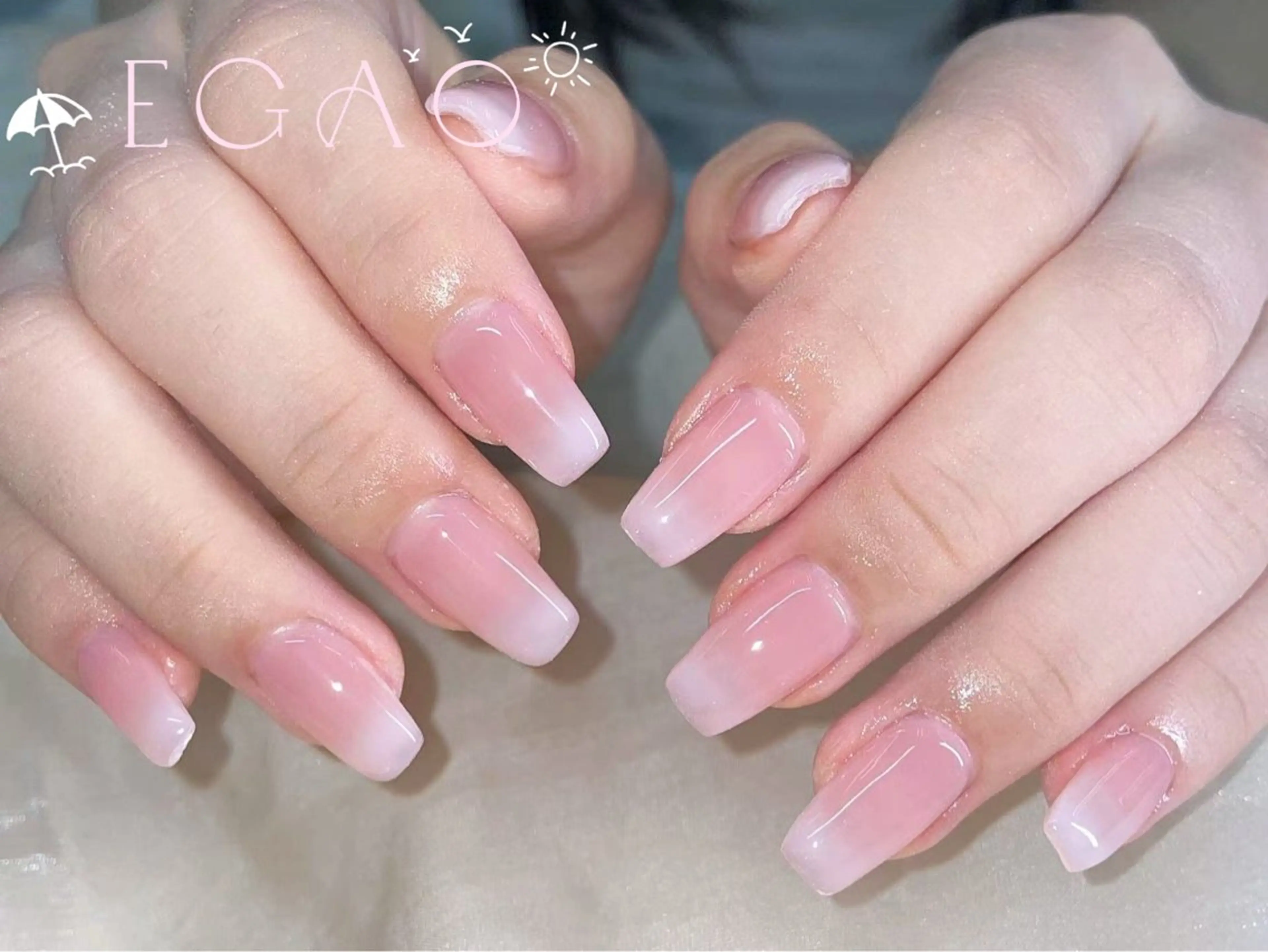 ネイル アートネイル フットネイル フレンチネイル ジェルネイル グラデーション ハンドネイル Egao Nail Salonのネイルデザイン