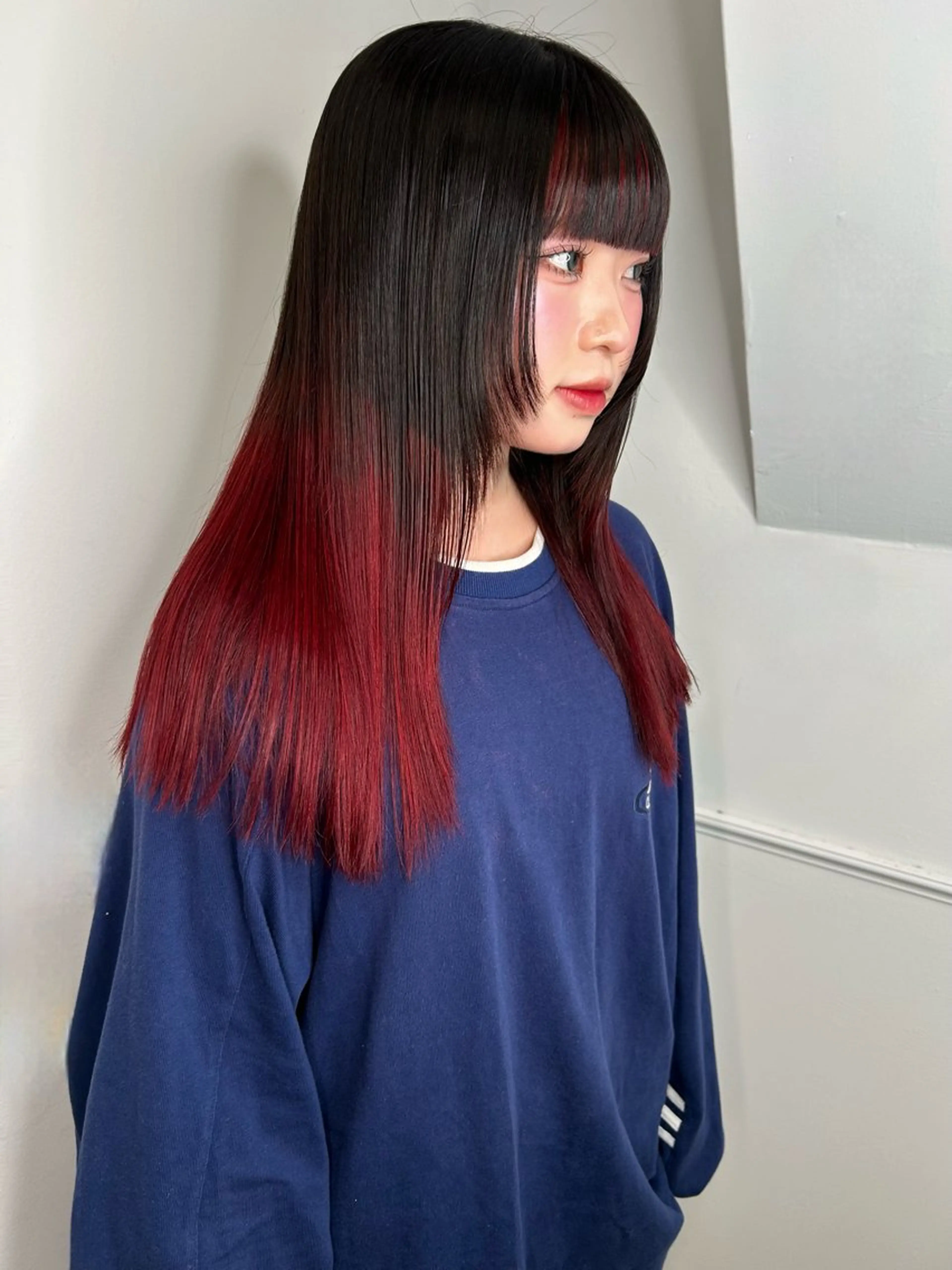 ロング カラー land所属・透明感カラー/レイヤ ー🌙Honokaのヘアスタイル