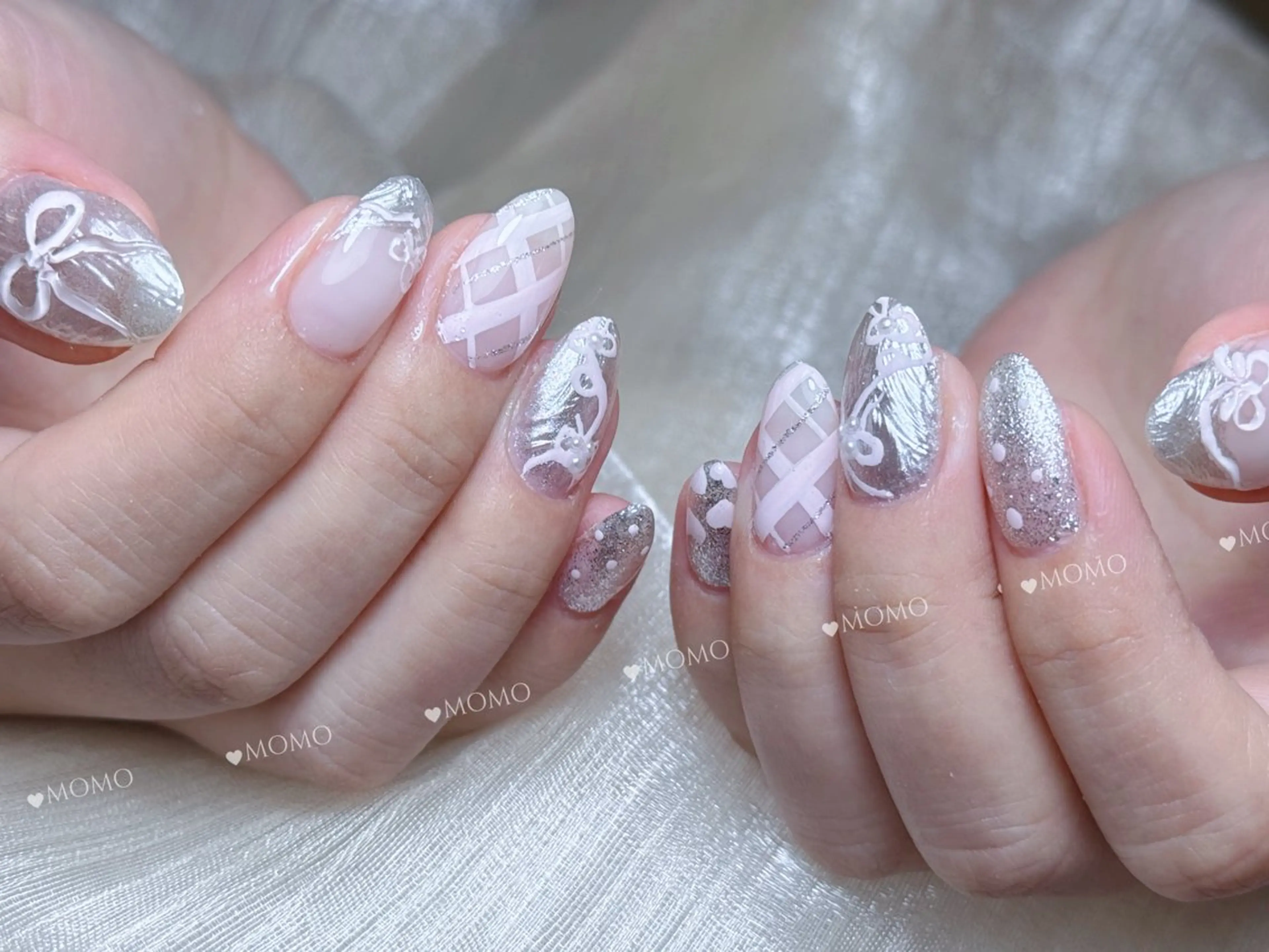 ネイル ニュアンスネイル ワンホンネイル MOMO nail所属・NIITSU 川崎のネイルデザイン