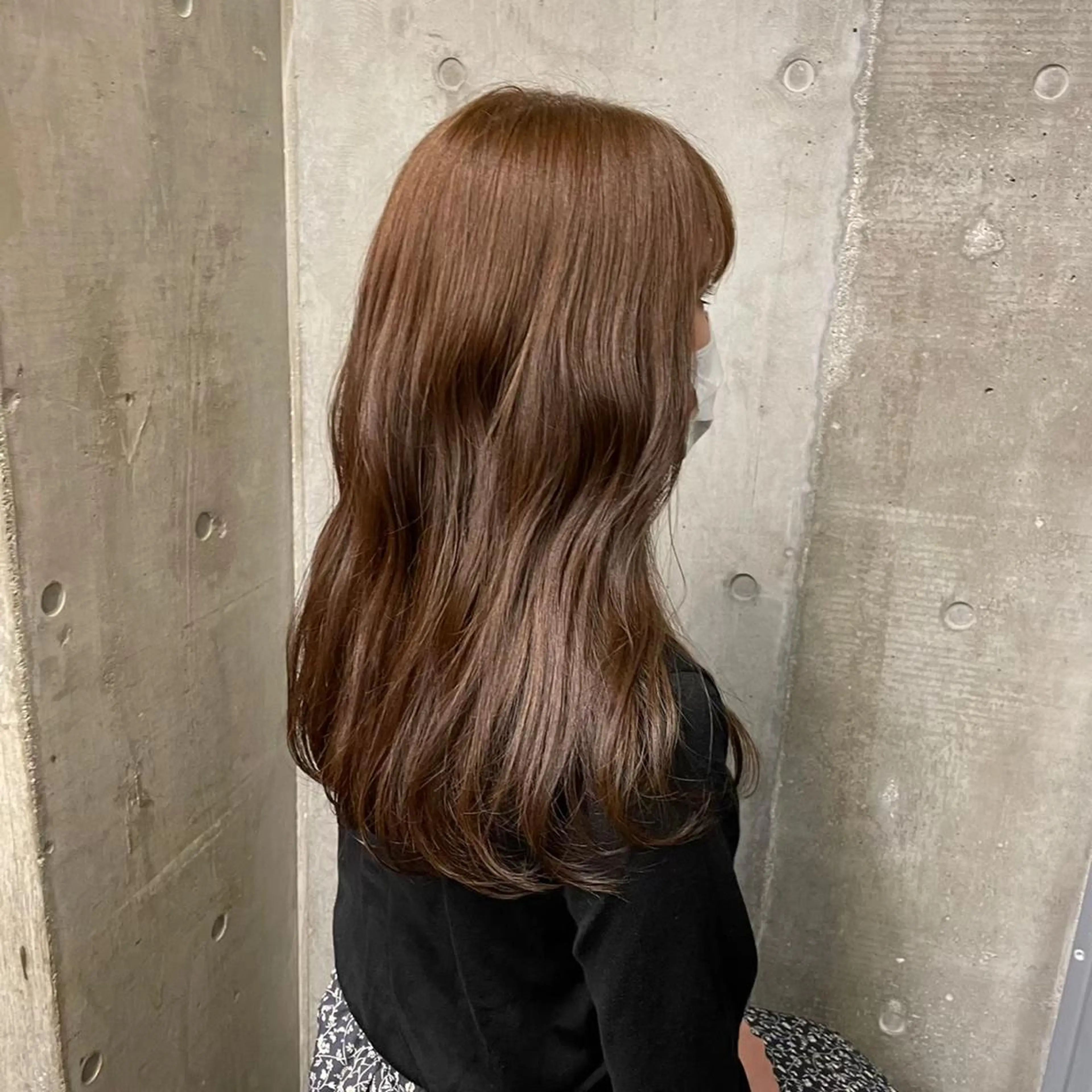 ロング 土田かほ/本日🈳 透明感カラー🍃のヘアスタイル