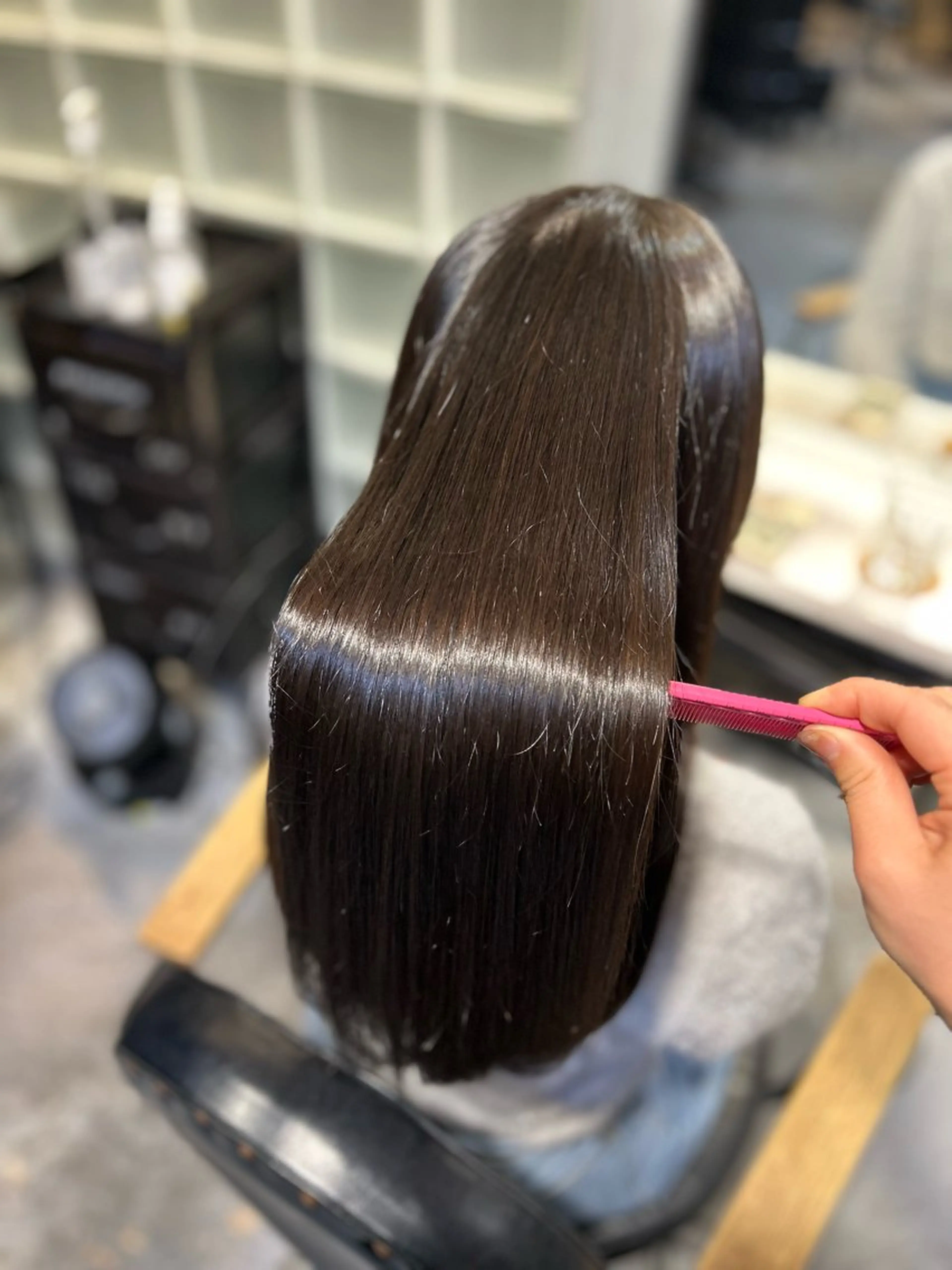 ロング 縮毛矯正 🌷ブリーチ縮毛矯正 /mina🌷のヘアスタイル