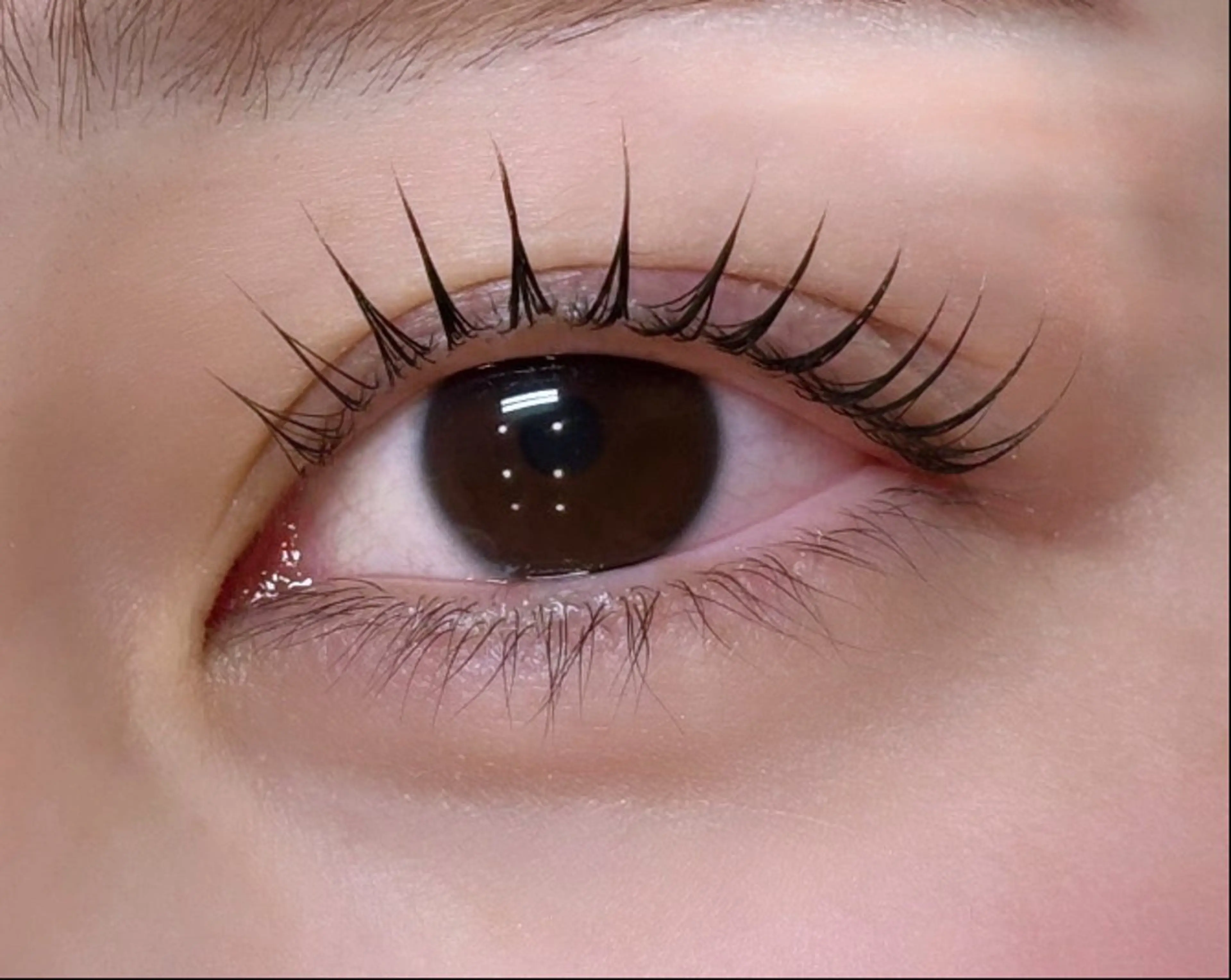 マツエク・マツパ ナチュラル 一重×まつ毛パーマ マツパ ケアサロントトノエドコロ所属・倉敷駅前アイリスト Yuiのマツエク・マツパデザイン