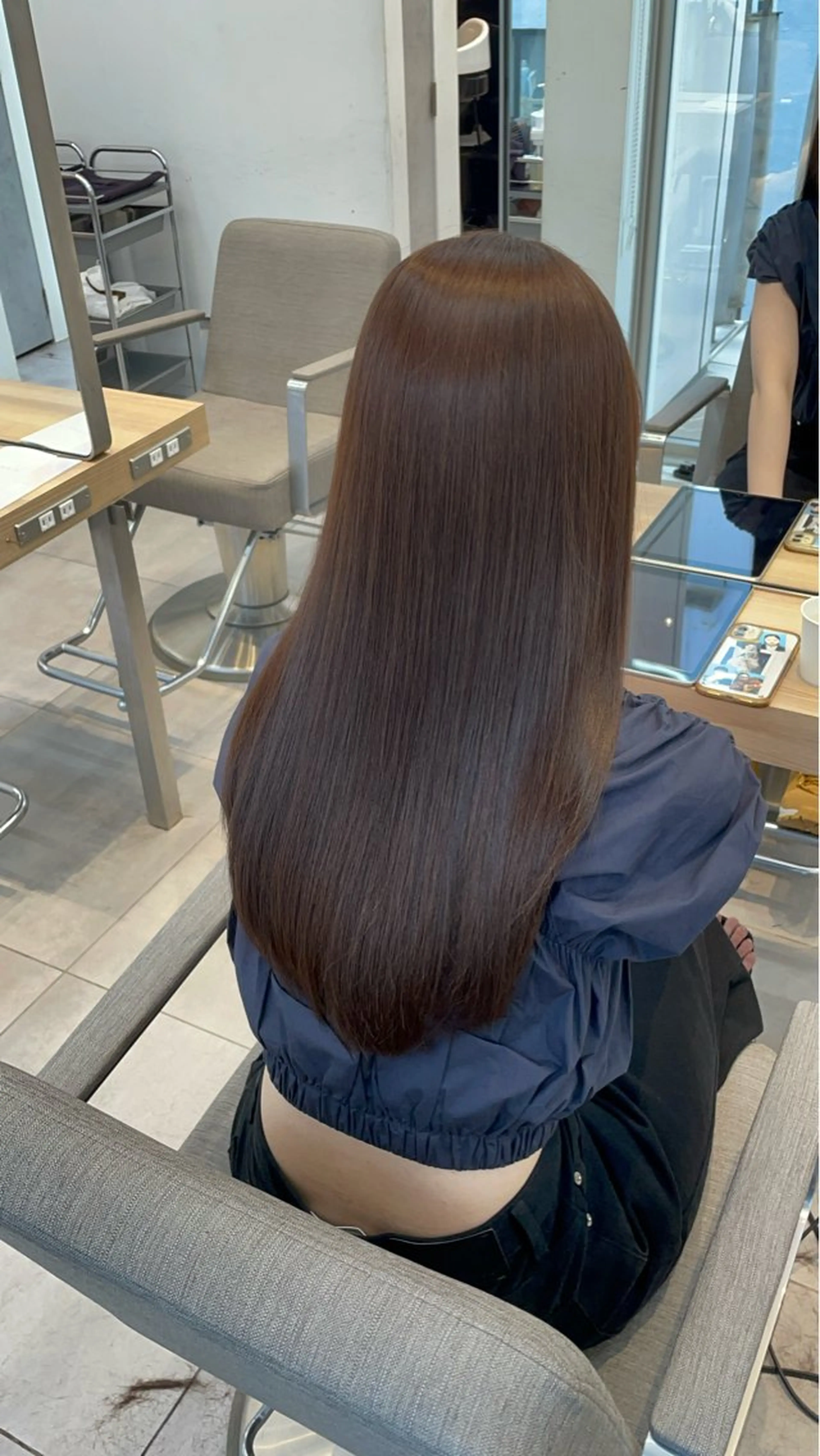 ロング カット 縮毛矯正 トリートメント ヘッドスパ ✨髪質改善✨美髪 矯正🫧小泉のヘアスタイル