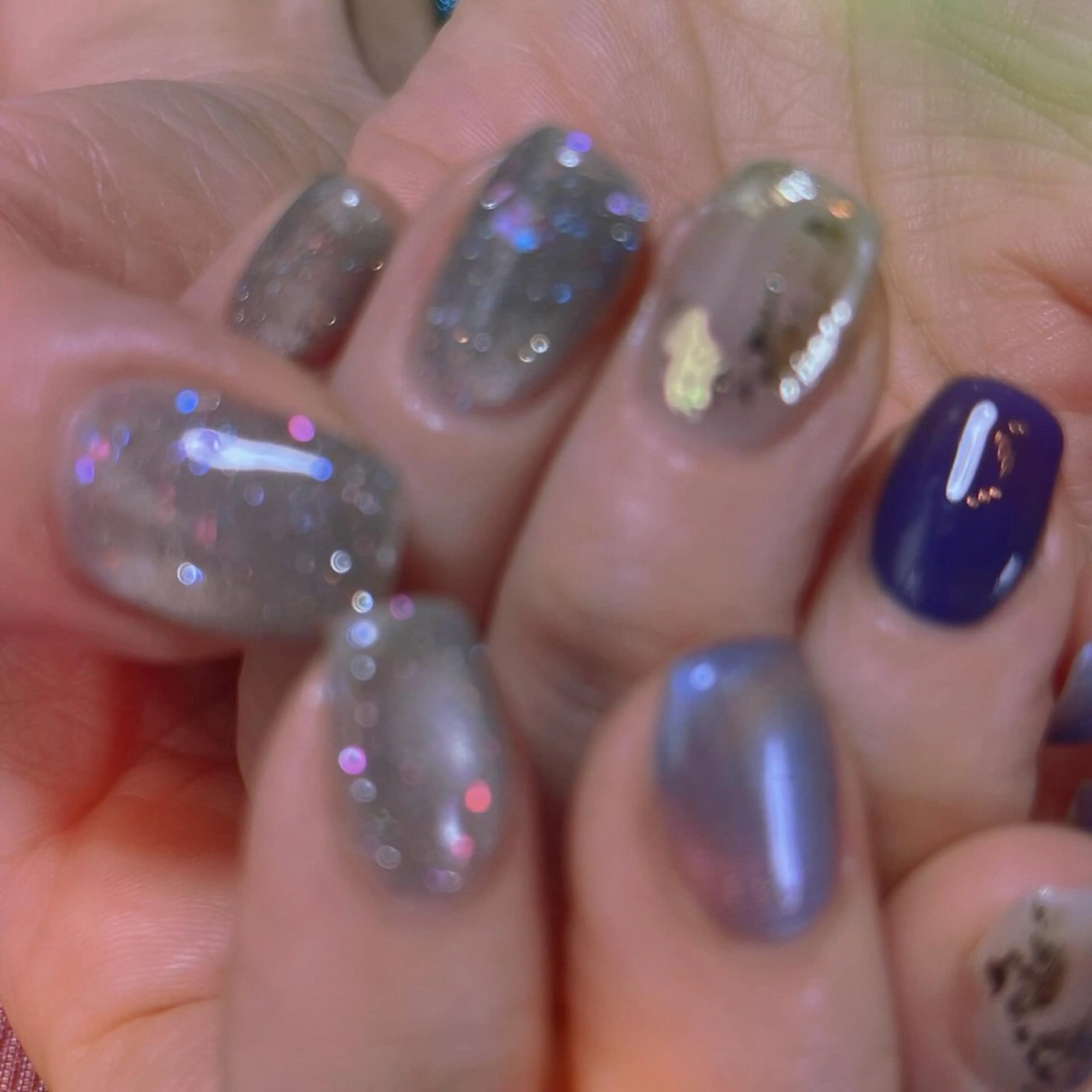 ネイル フラッシュネイル マグネットネイル ruirui.naildesign所属・RUI ☆のネイルデザイン