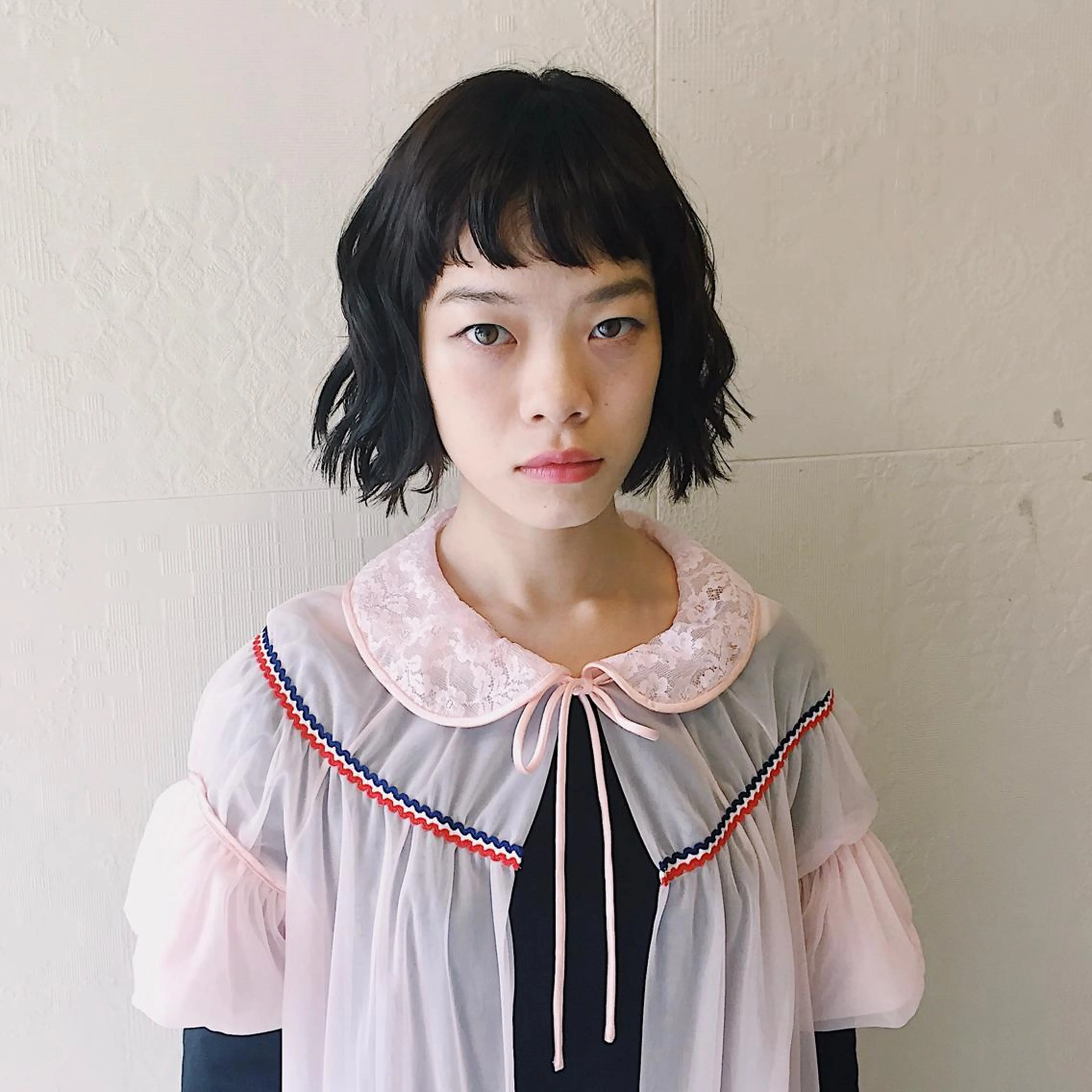 ショート パーマ 長井 美佳のヘアスタイル