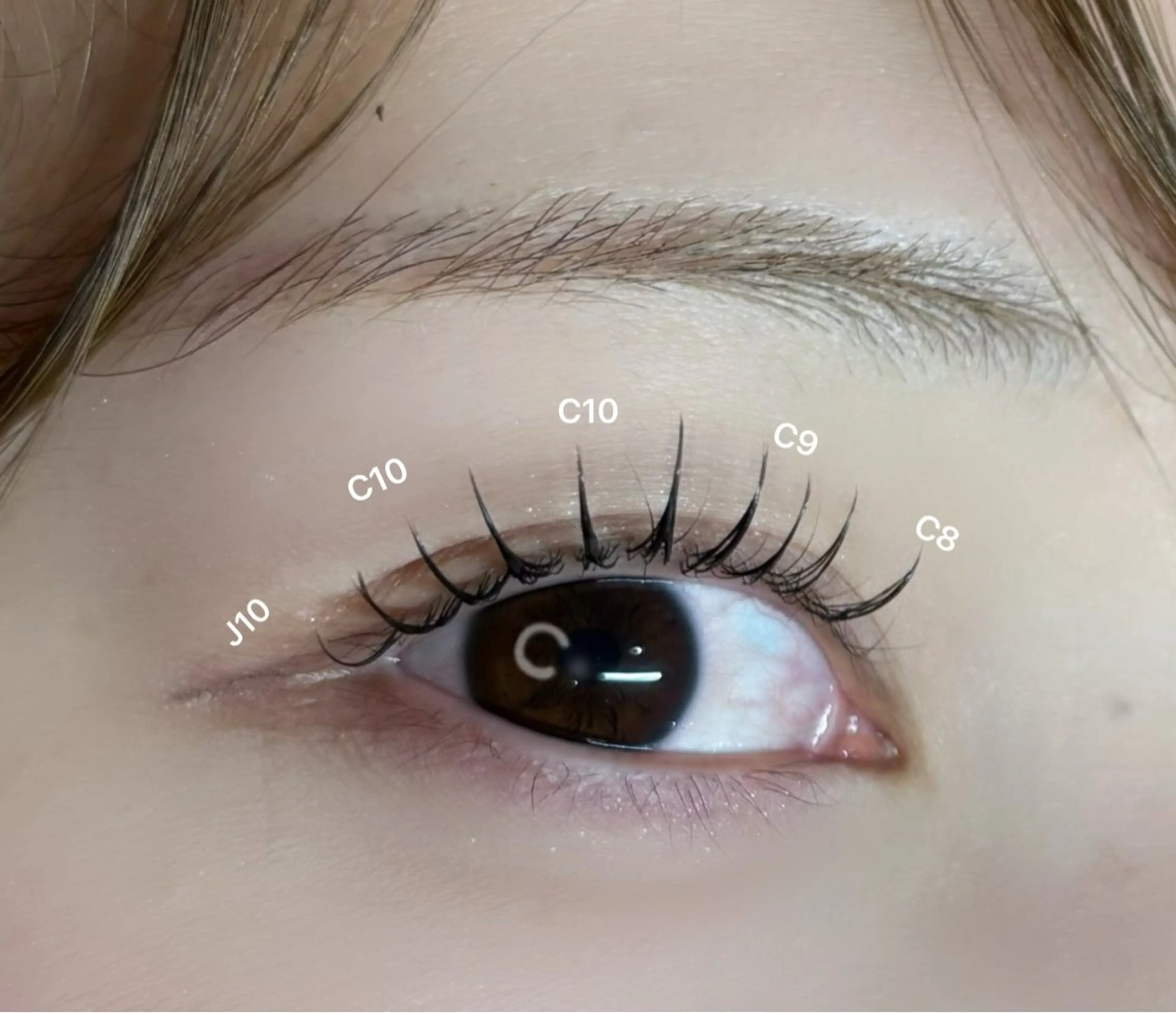 マツエク・マツパ ナチュラル 💛LUNELLA MIKU💛のマツエク・マツパデザイン