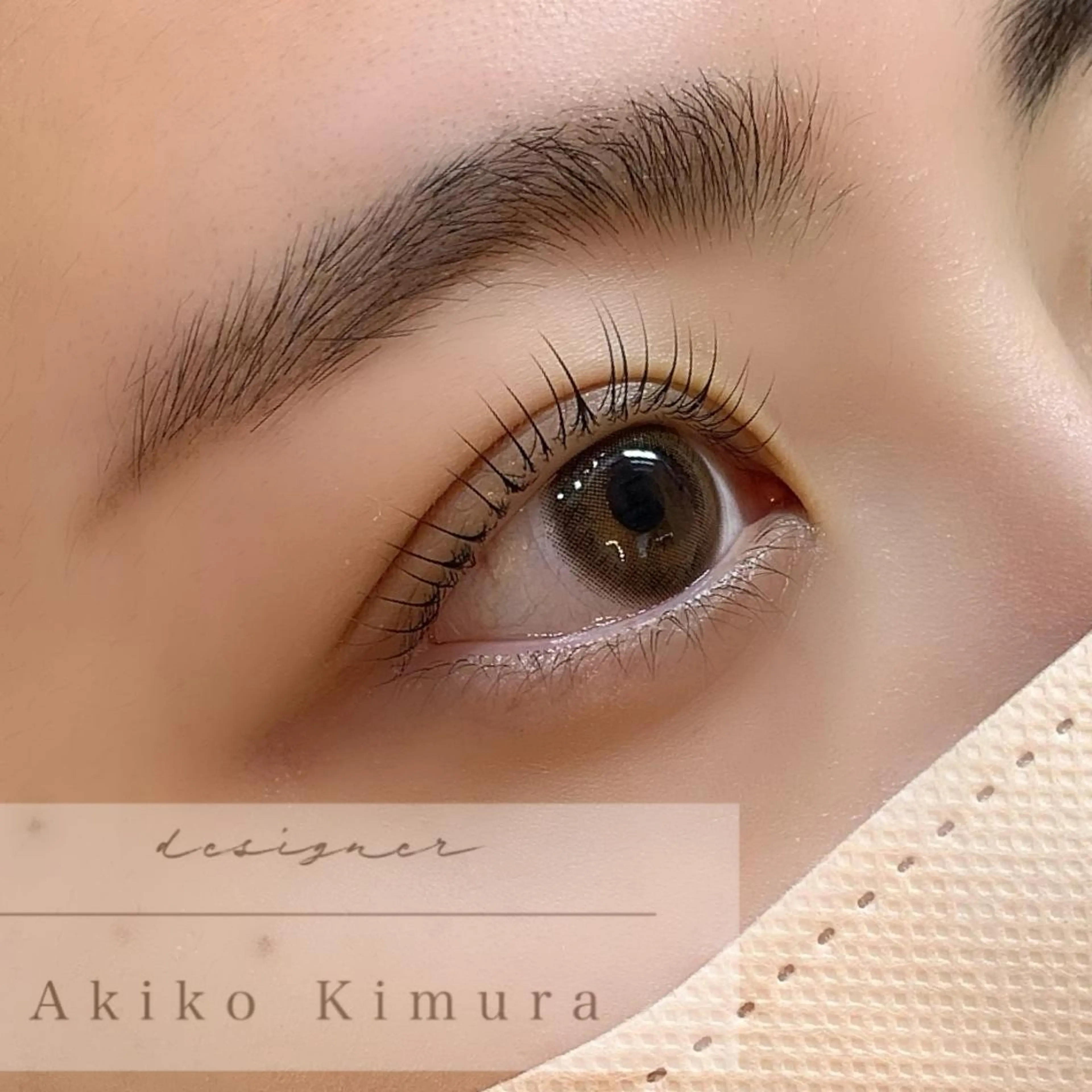 マツエク・マツパ 一重×まつ毛パーマ マツパ AKIKOᵕ̈*/ 耳ツボ/パーマ/美眉のマツエク・マツパデザイン