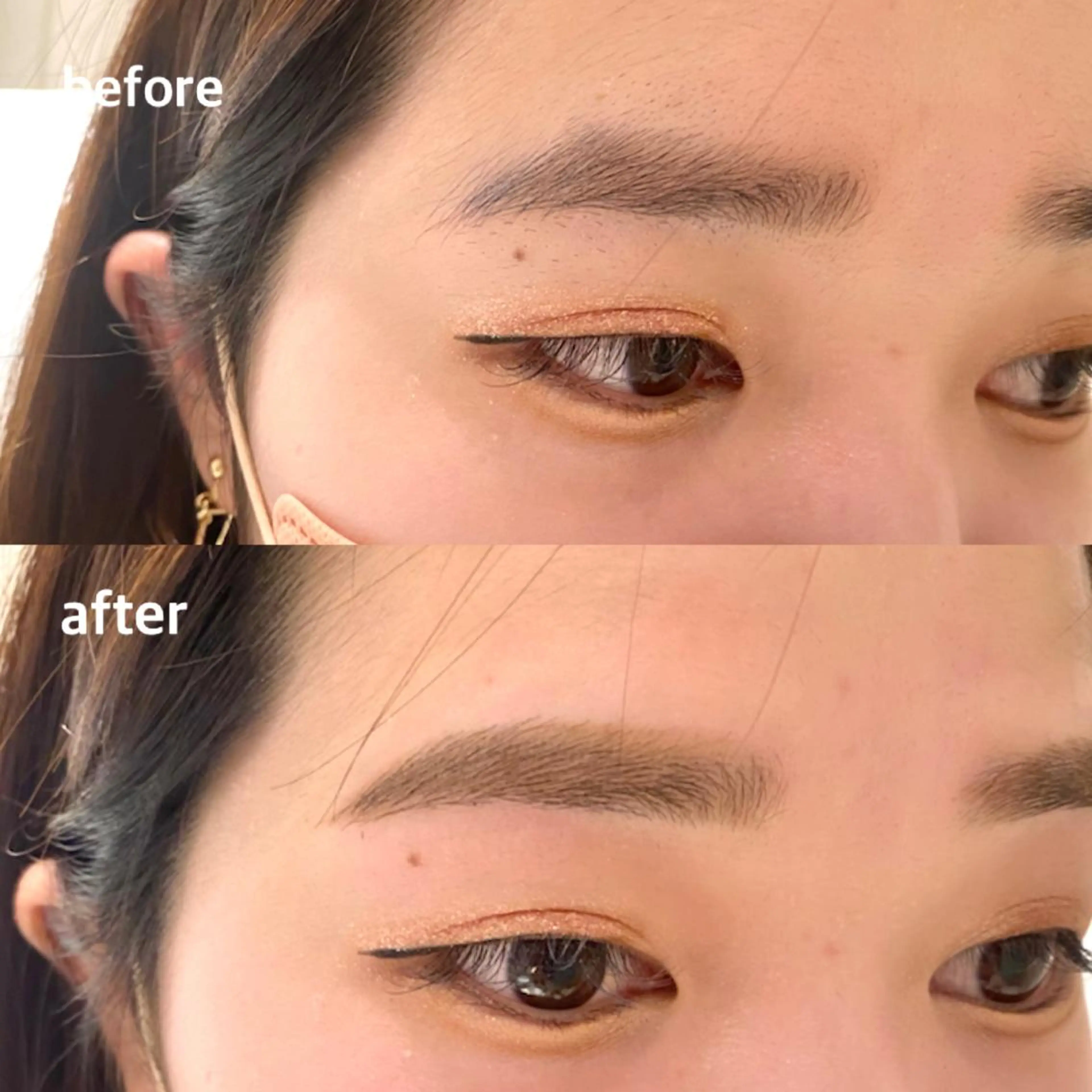 アイブロウ 眉毛ワックス脱毛 Lowen kahoのマツエク・マツパデザイン