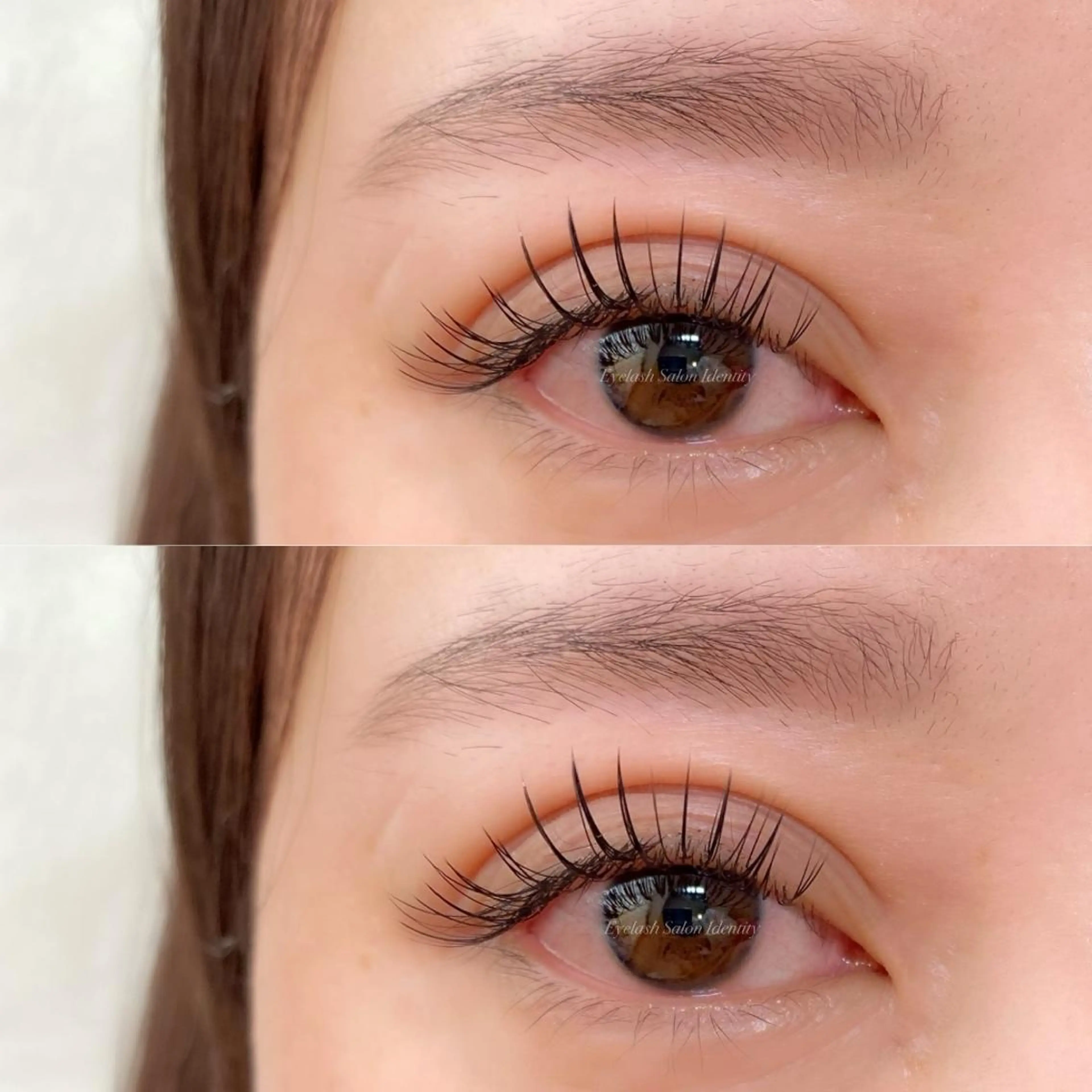 ご新規様限定OPEN記念価格【オフ・コーティング込み】フラットラッシュ100本　+500円でブラウン変更可能の写真
