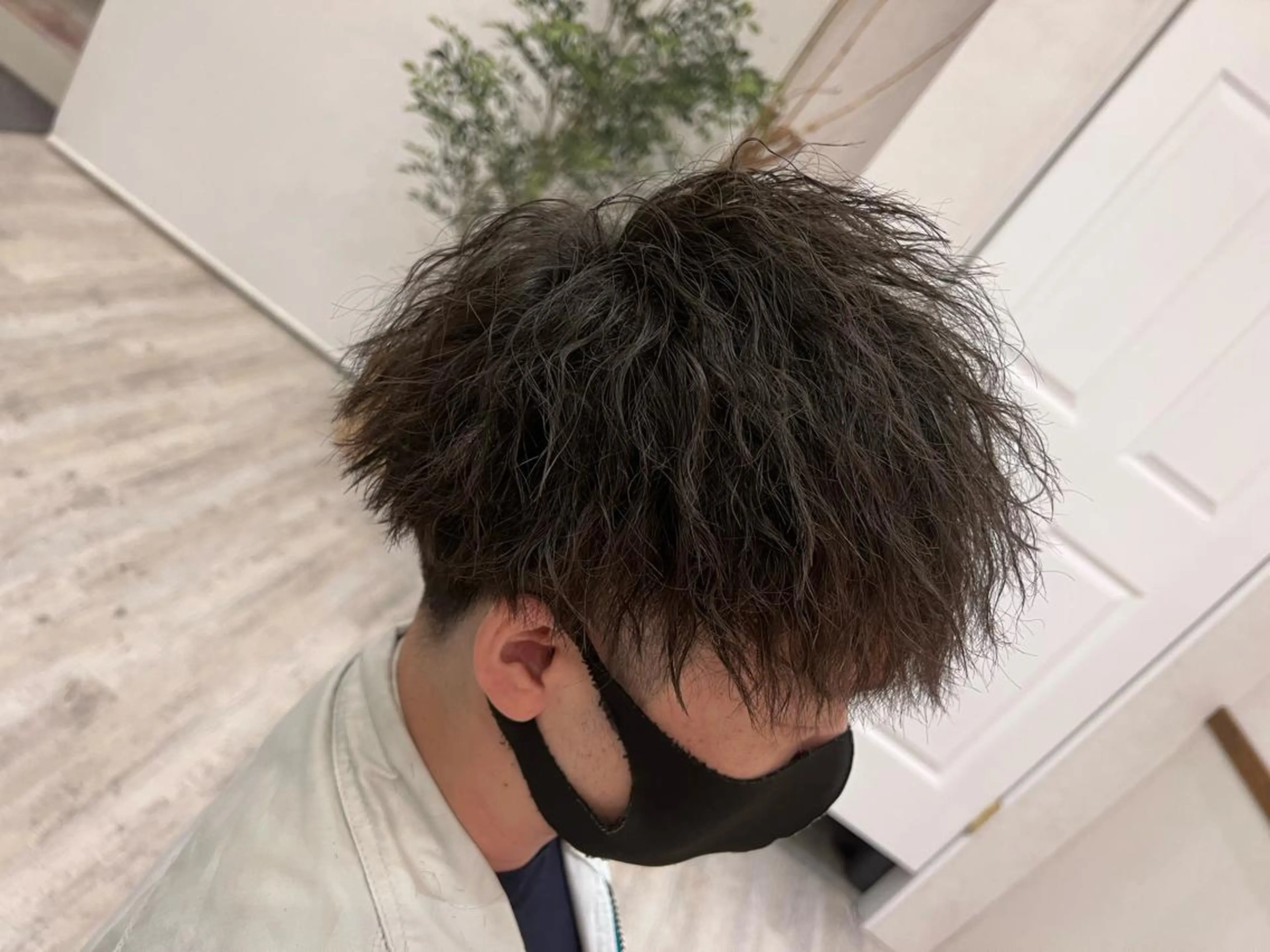 メンズカット+パーマの写真