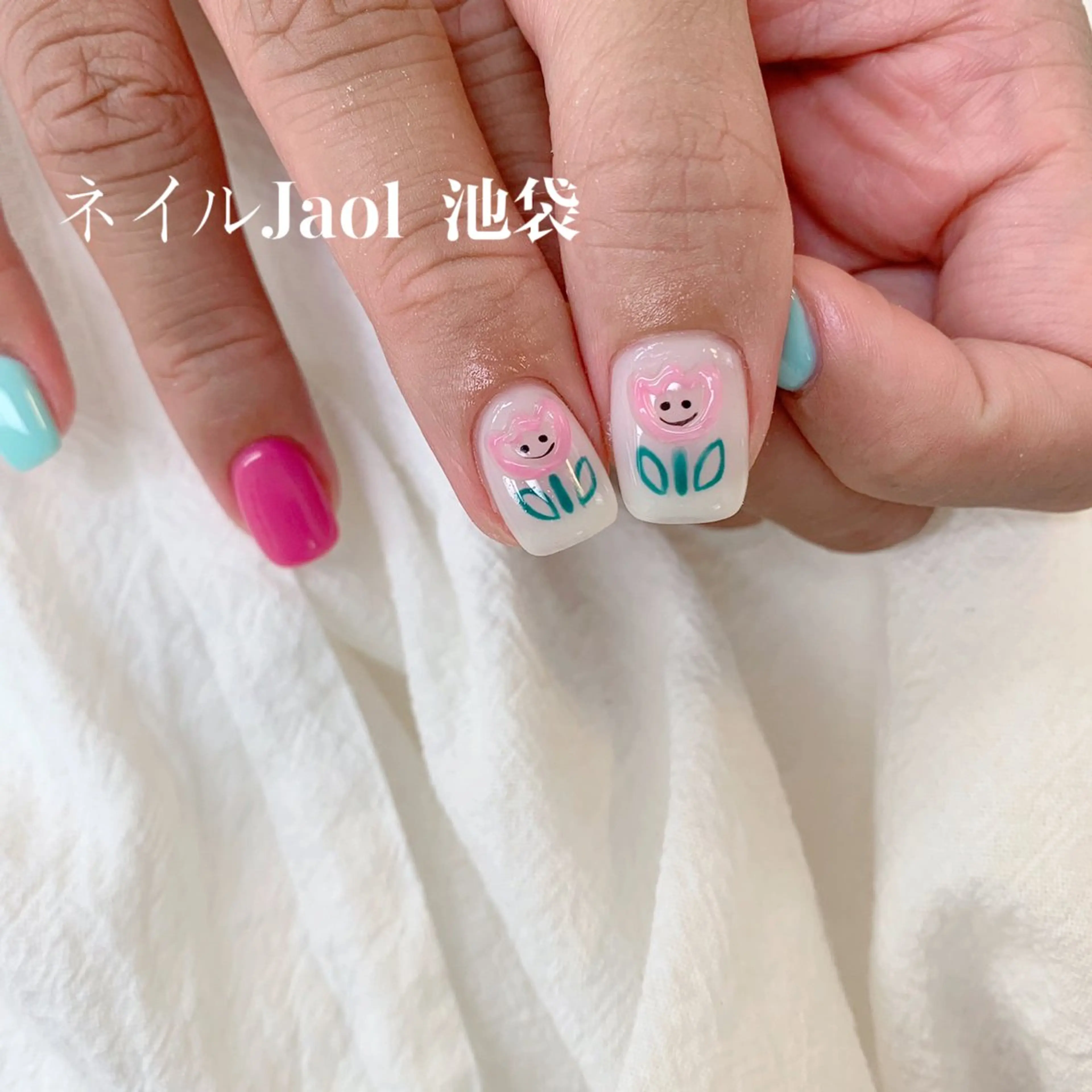 ミディアム nail jaol池袋店所属・ネイルJaol 池袋のネイルデザイン
