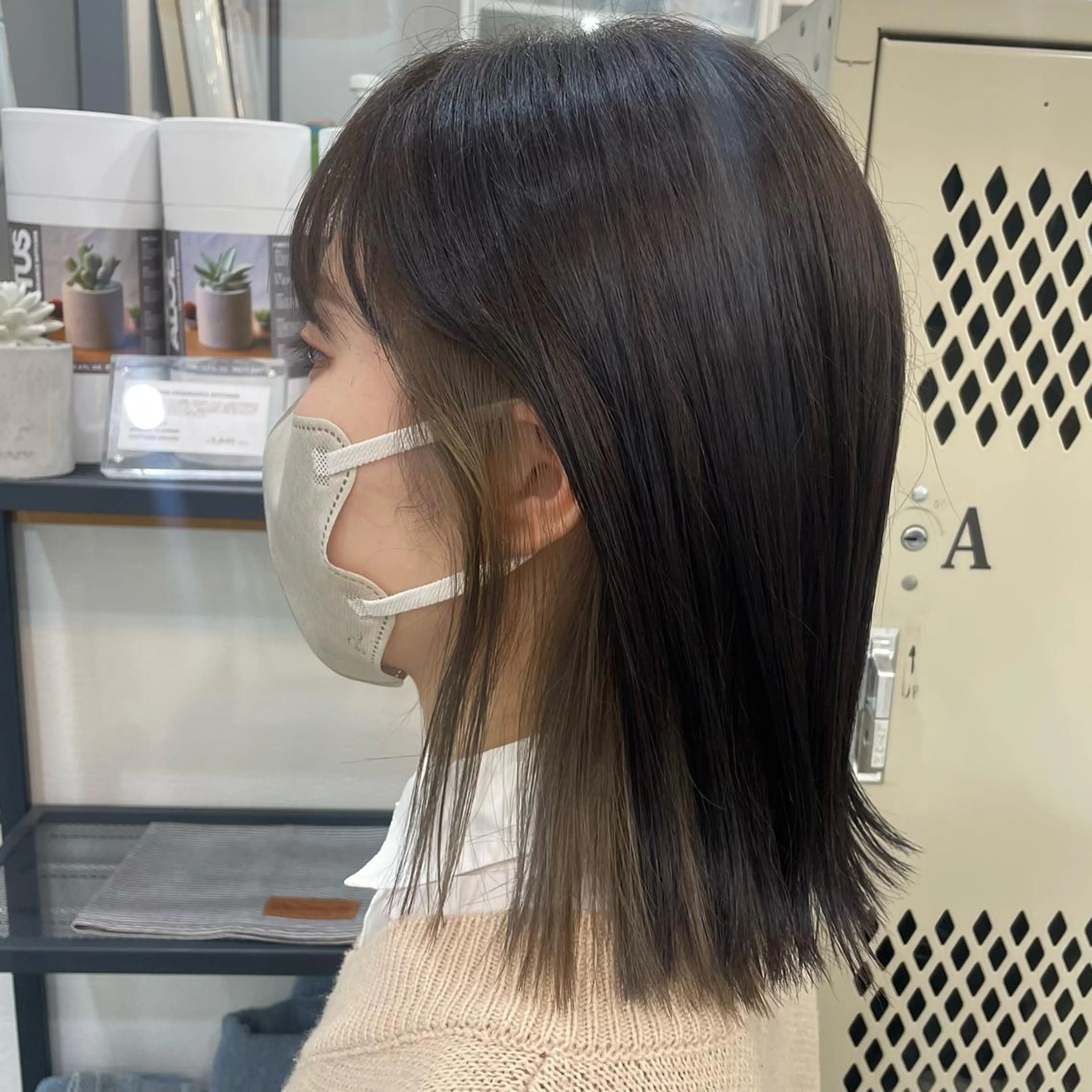 ミディアム カット ヘアカラー SUNC🍀大熊 花奈絵🍀のヘアスタイル