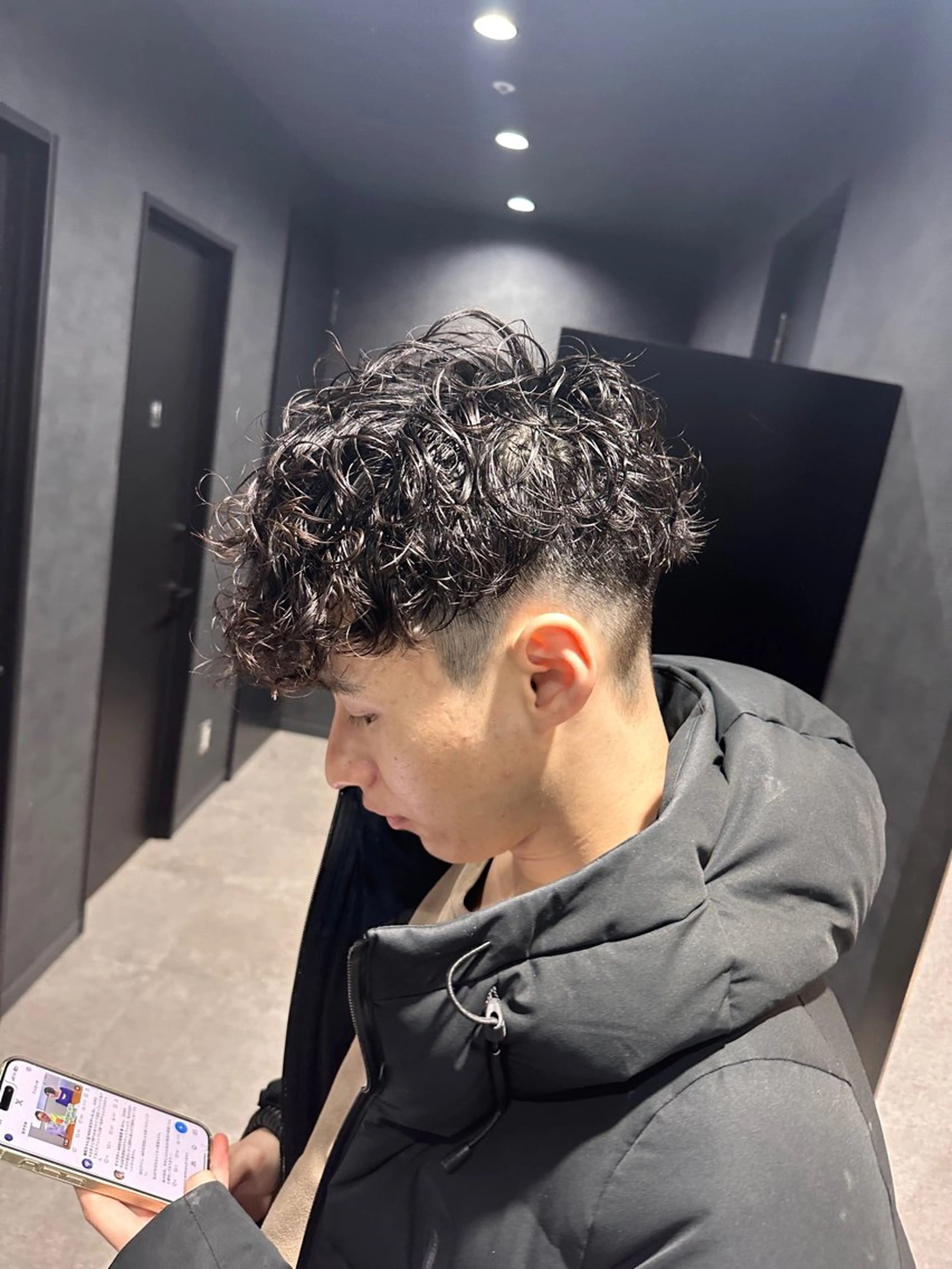 ショート パーマ メンズ 【メンズサロン】 BLUCK 横浜のヘアスタイル