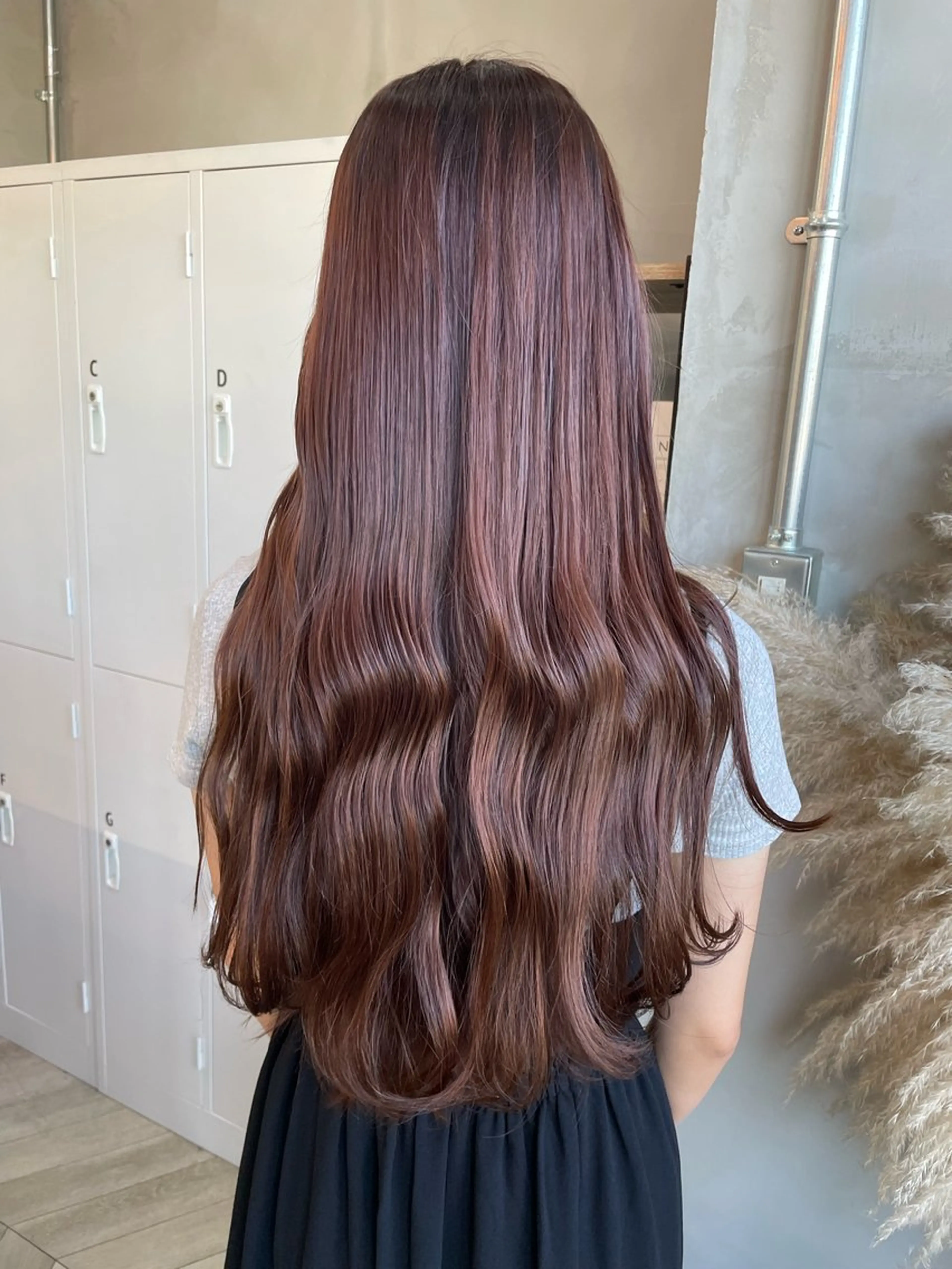 ミディアム ヘアカラー 佐野 広祐のヘアスタイル