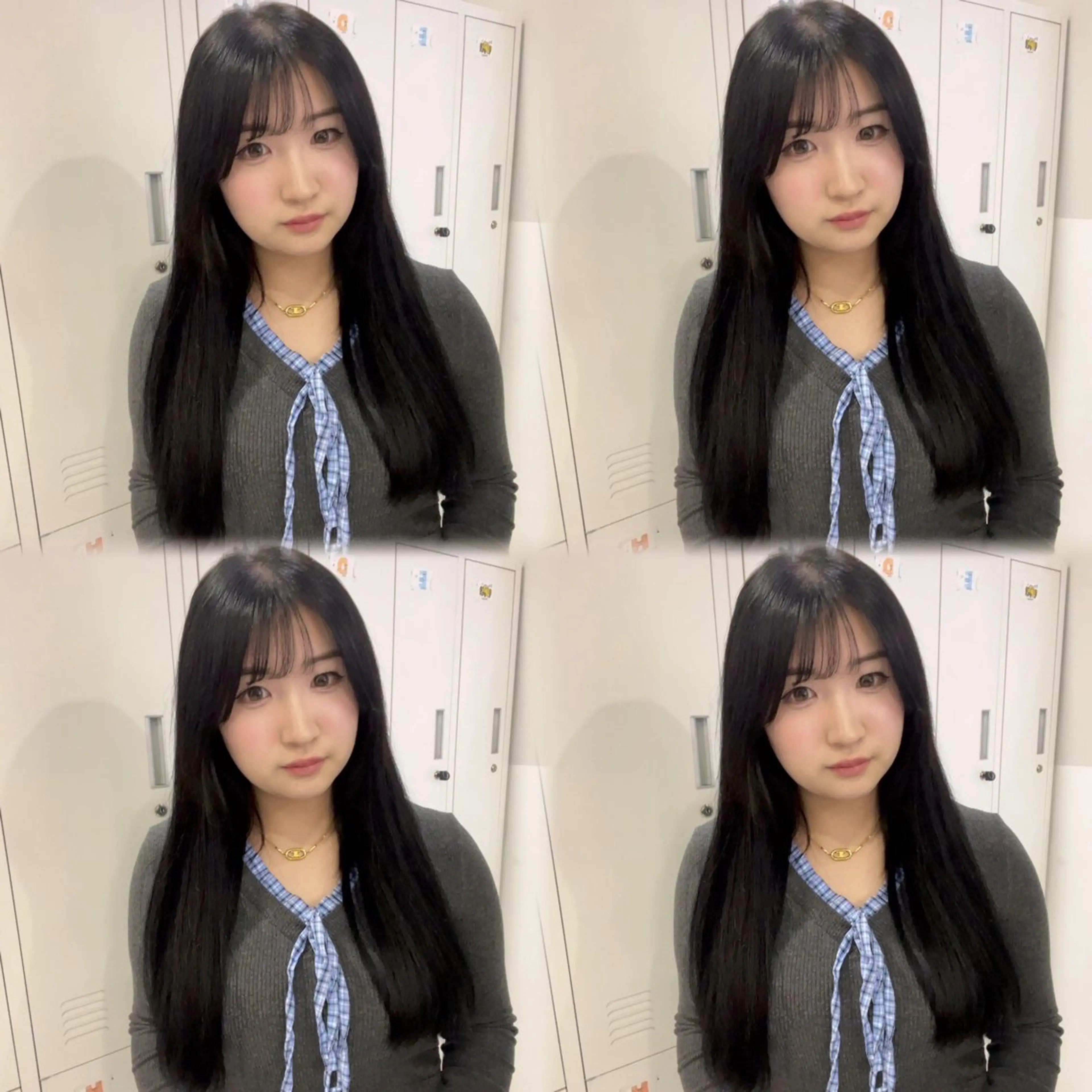 セミロング カラー エクステ 🦋REISA🦋 エクステ×ハイトーンのヘアスタイル