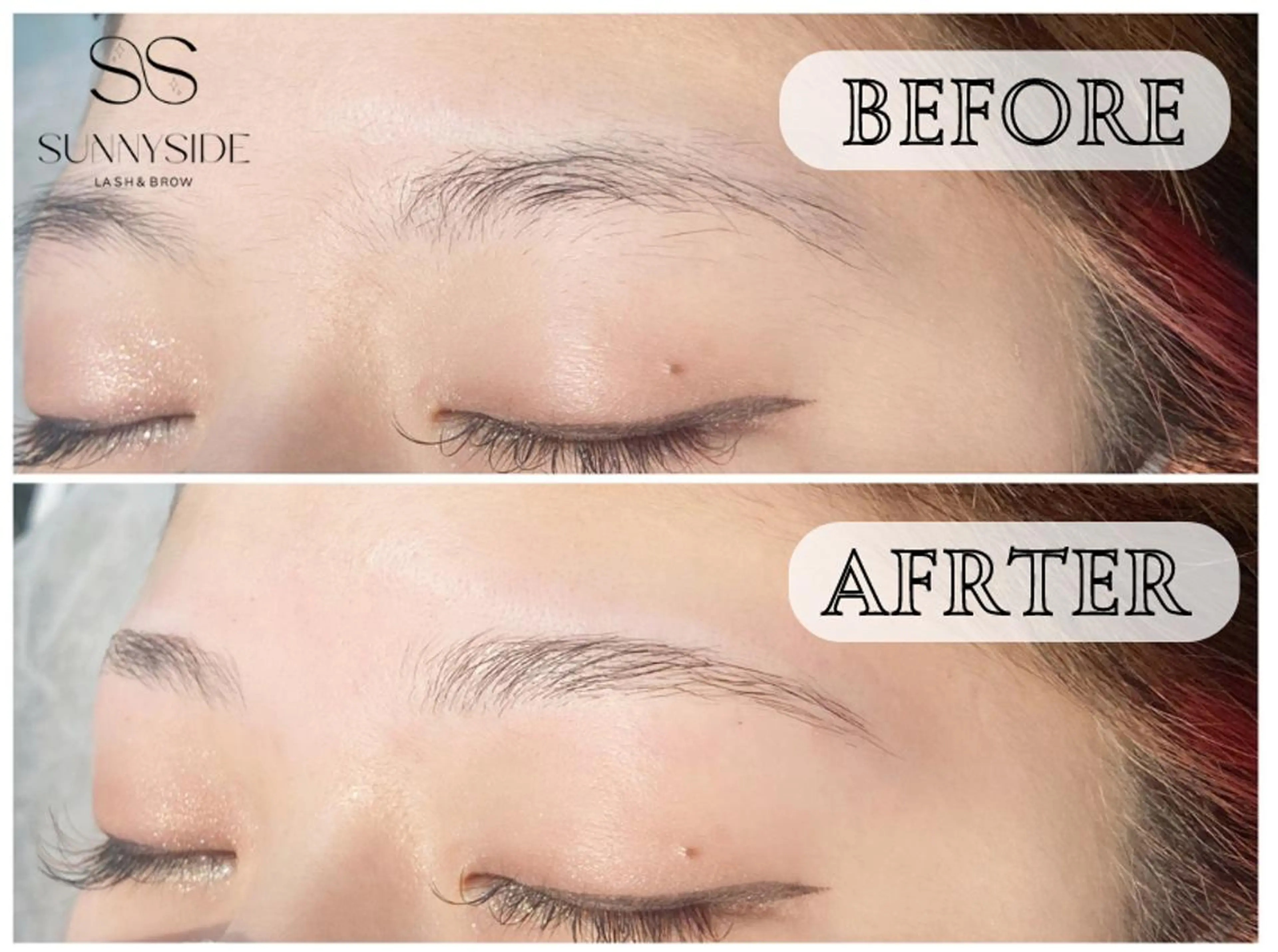 アイブロウ 眉毛ワックス脱毛 SUNNYSIDE LASH&BROWのマツエク・マツパデザイン