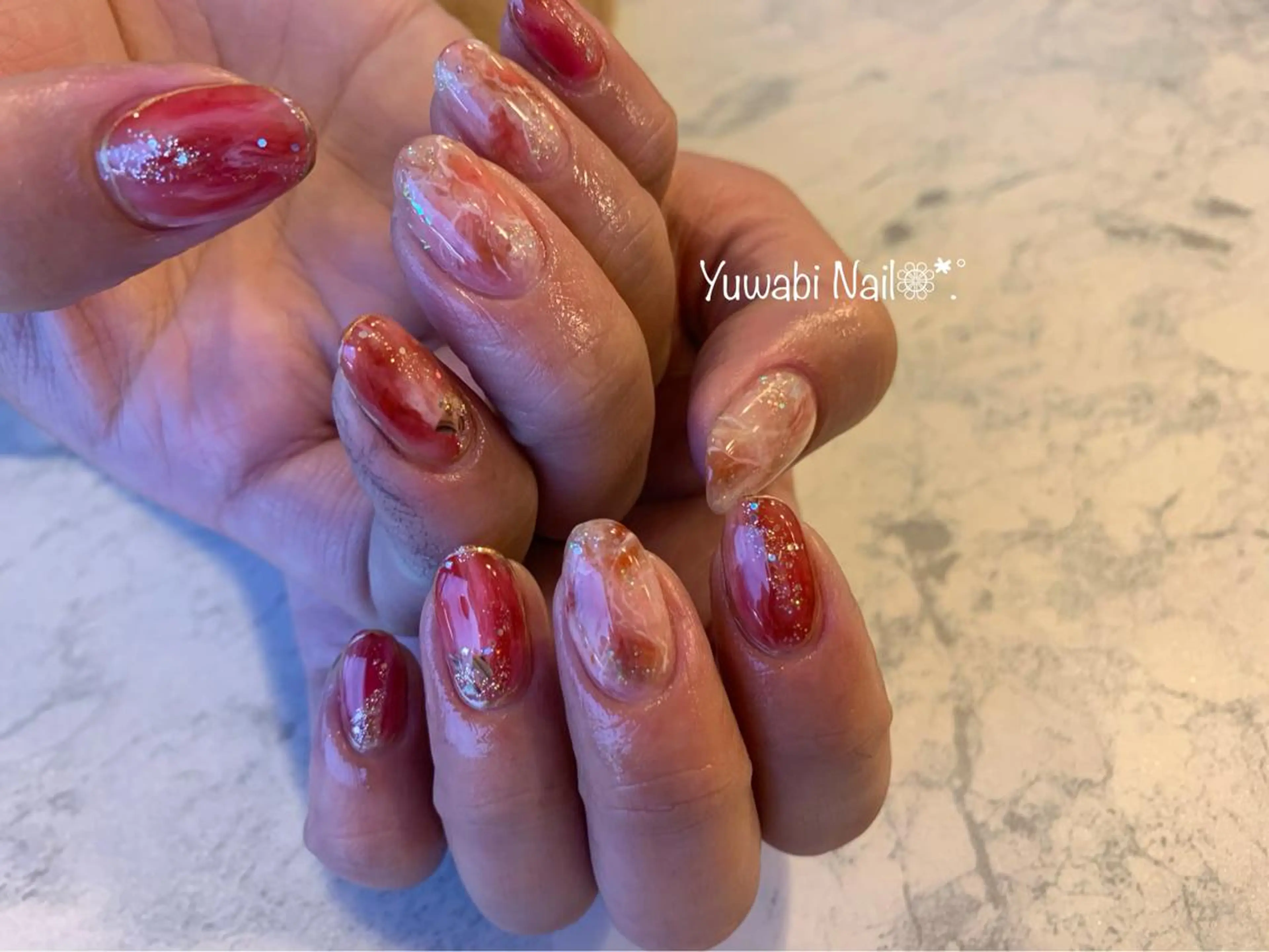 ネイル ハンドネイル フットネイル Yuwabi Nail所属・Mimore ミモア 水戸のネイルデザイン