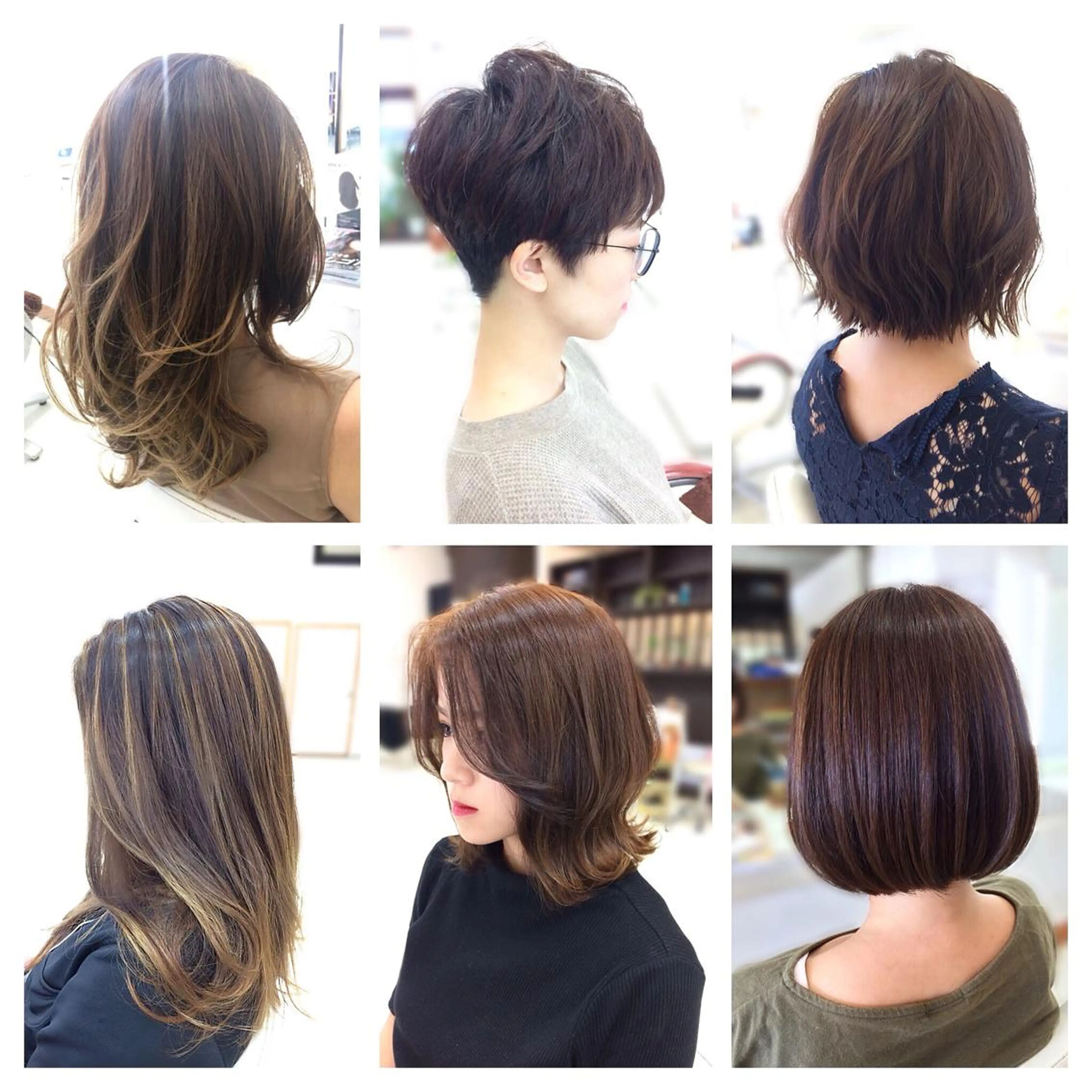 セミロング カラー Hair VERDEのヘアスタイル