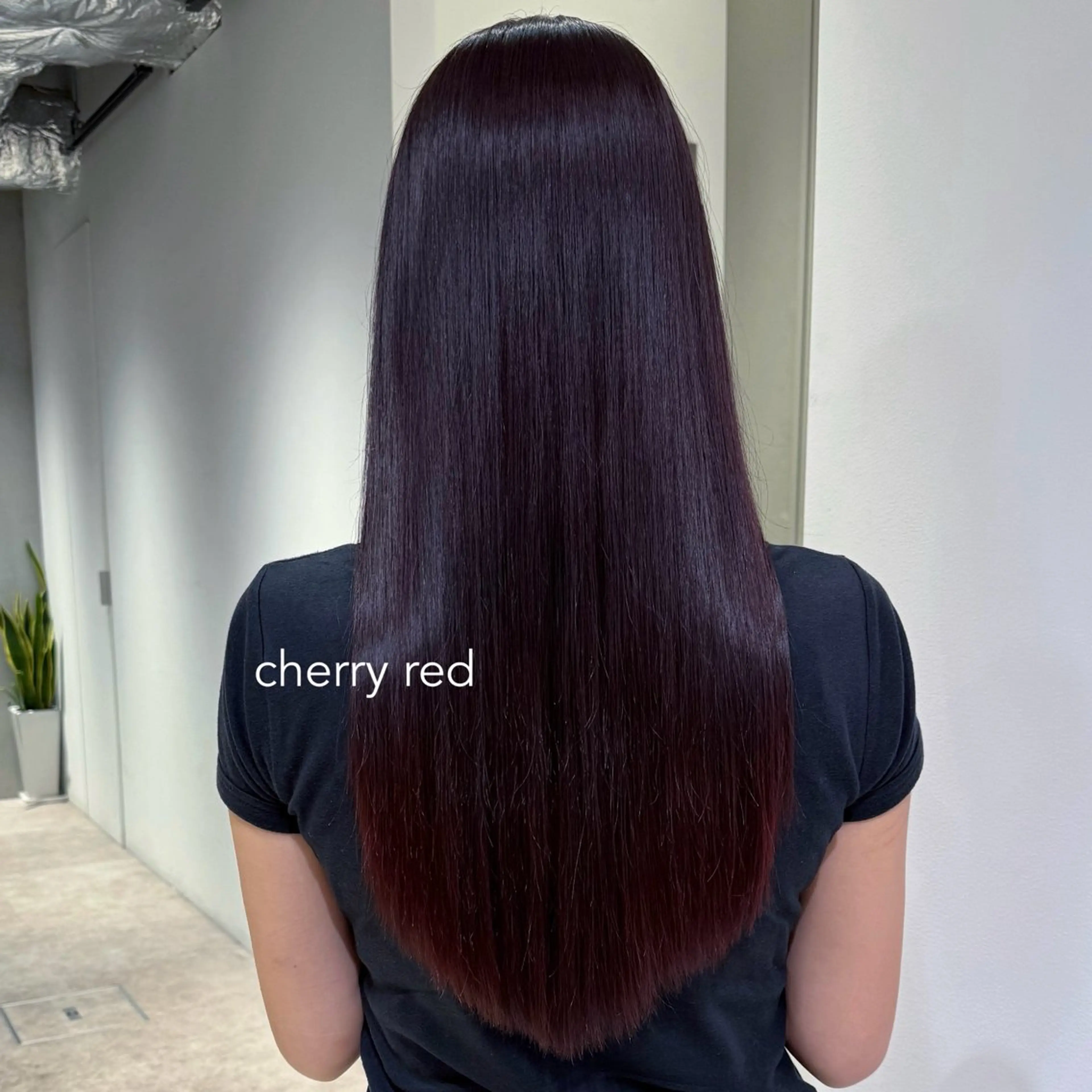 ロング カラー レッドカラー ヘアカラー トリートメント MINX over所属・🍒暖色カラー•東京 小玉姫那🍒のヘアスタイル