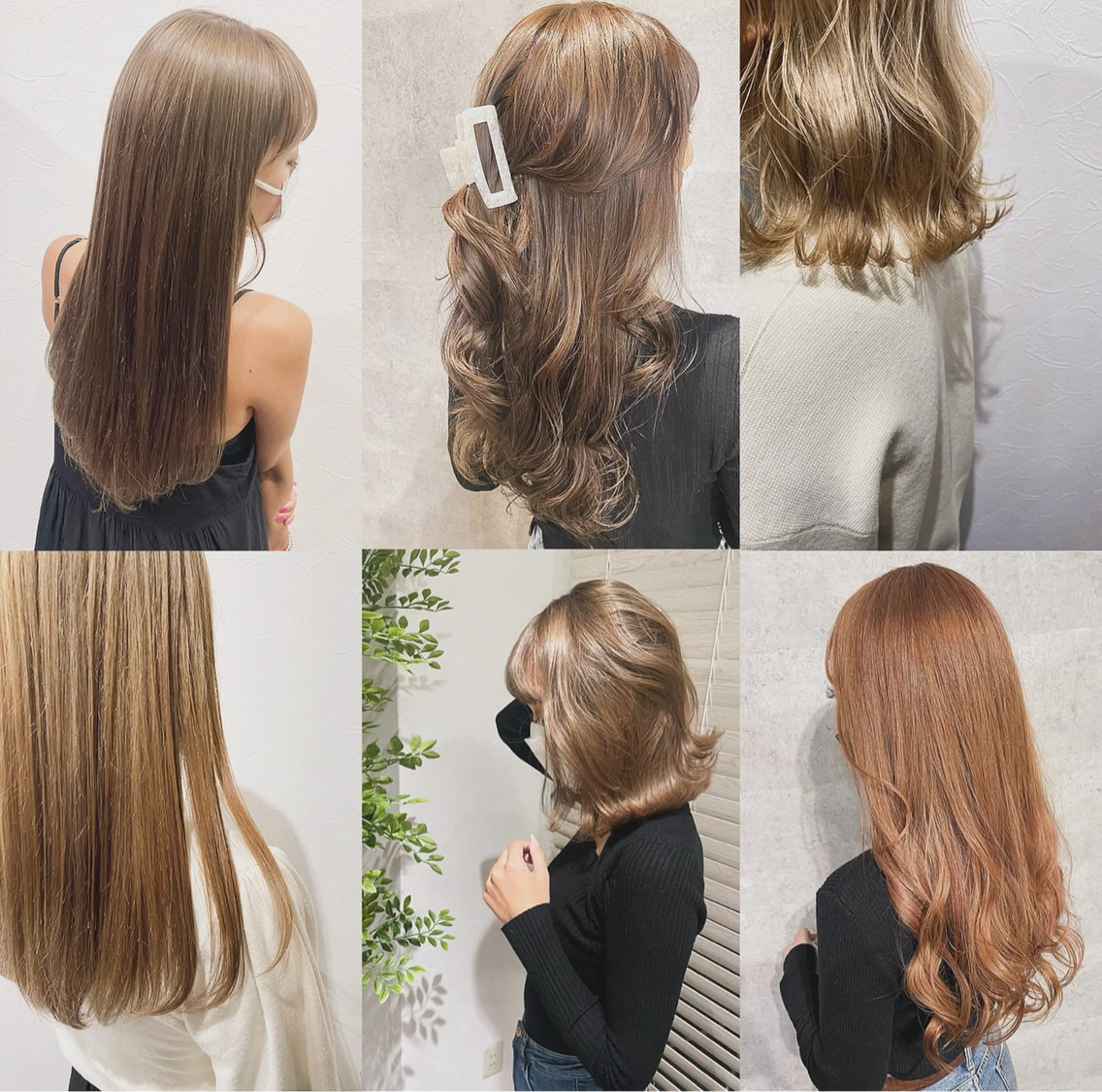 セミロング YU-KA ✂︎ROSSOのヘアスタイル