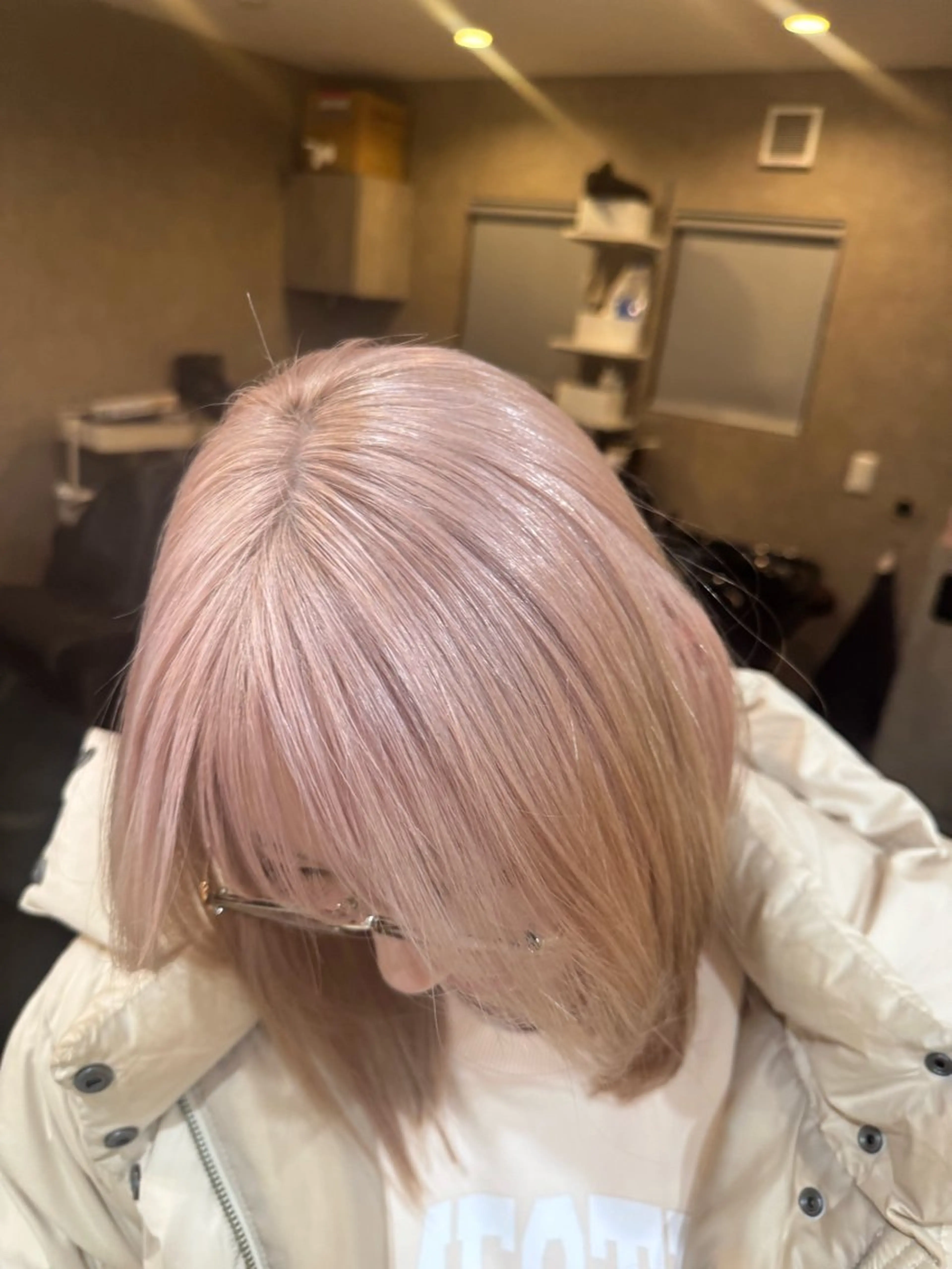 ミディアム カラー ヘアカラー コイデ リュウセイのヘアスタイル