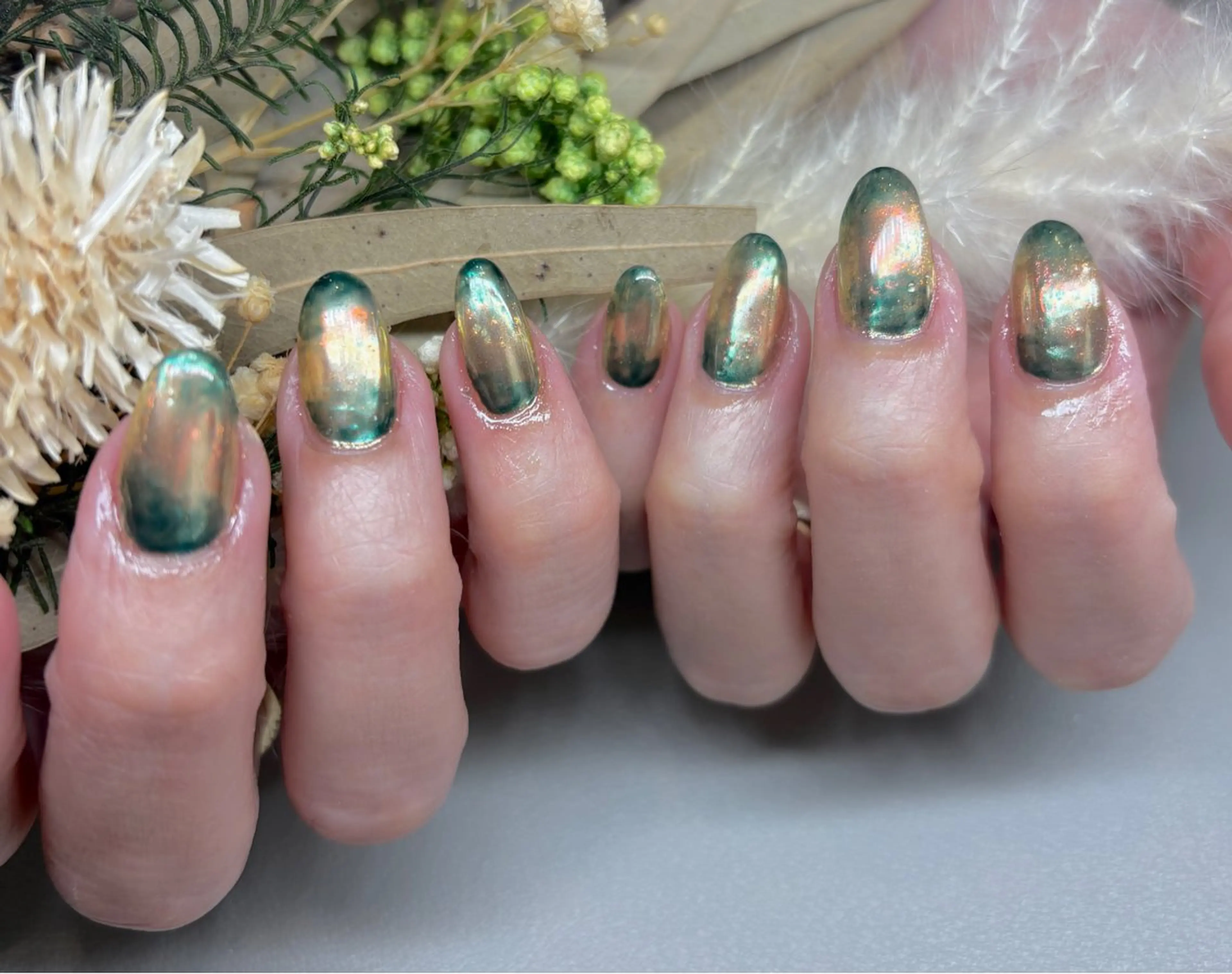 ネイル 長さ出し 持ち込み 春ネイル ハンドネイル N.style所属・Ｎ. styleのネイルデザイン