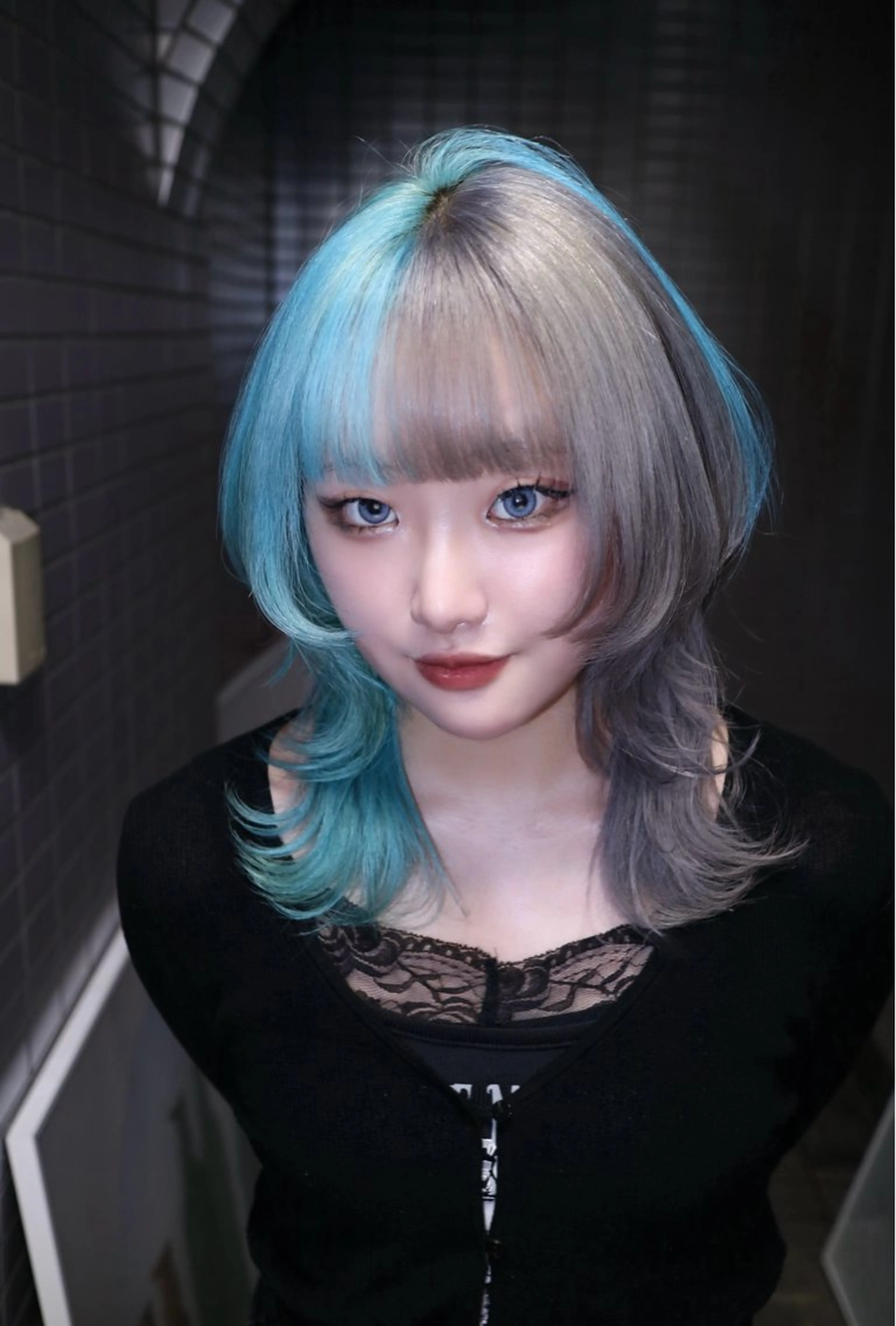 ミディアム カラー ウルフカット カット ヘアカラー トリートメント 池袋/ウルフ /AMATOKYOのヘアスタイル